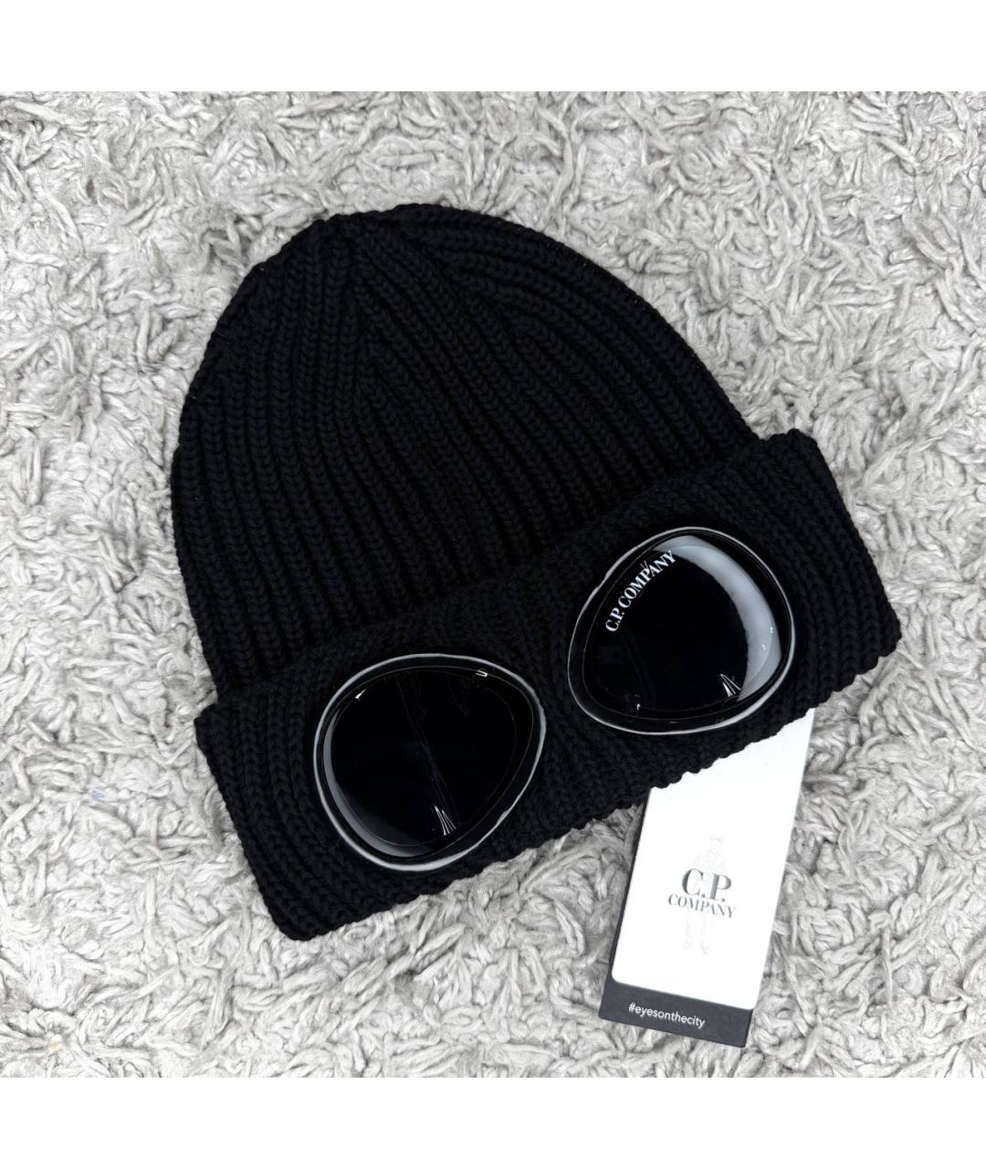 CP COMPANY Черная шерстяная шапка, фото 2