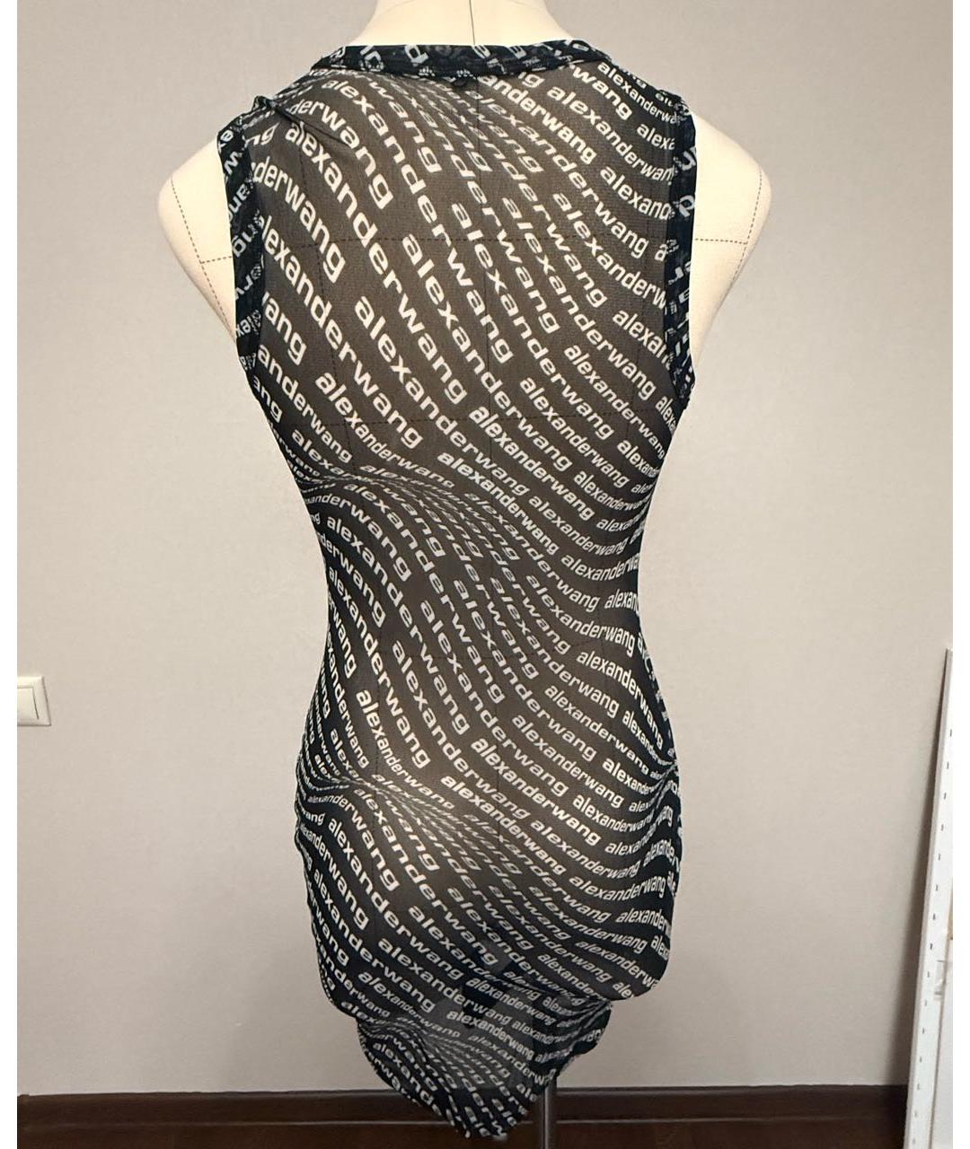 ALEXANDER WANG Черное полиамидовое платье, фото 2