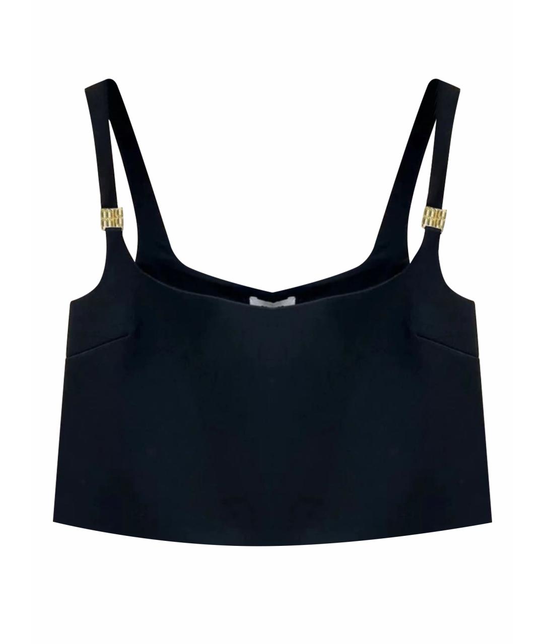 MIU MIU Черная майка, фото 1