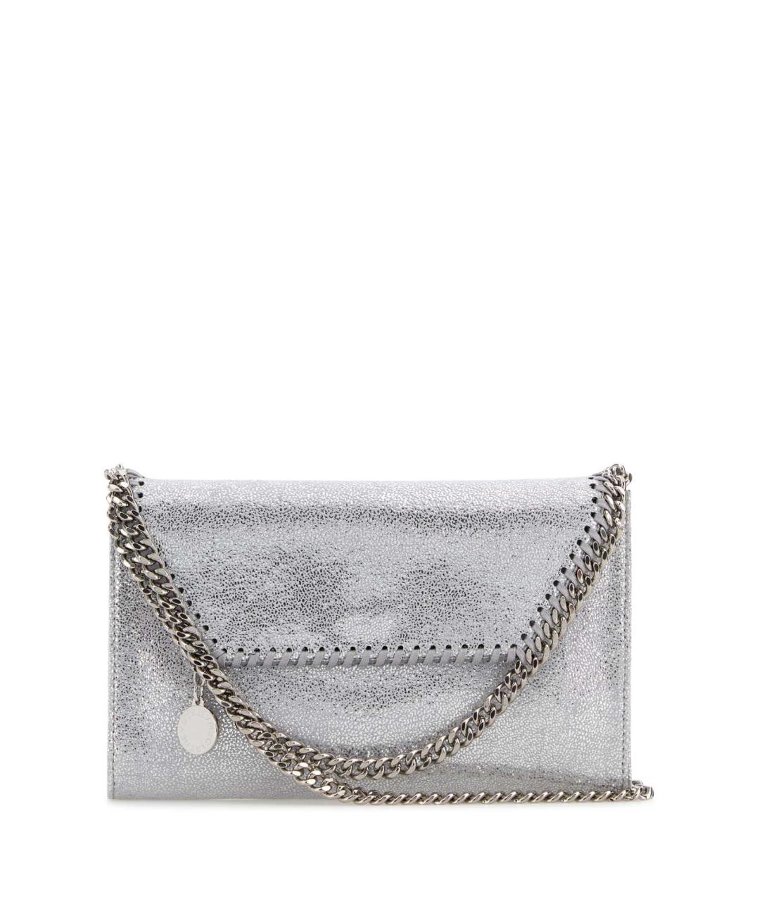 STELLA MCCARTNEY Серебряная синтетическая сумка через плечо, фото 1