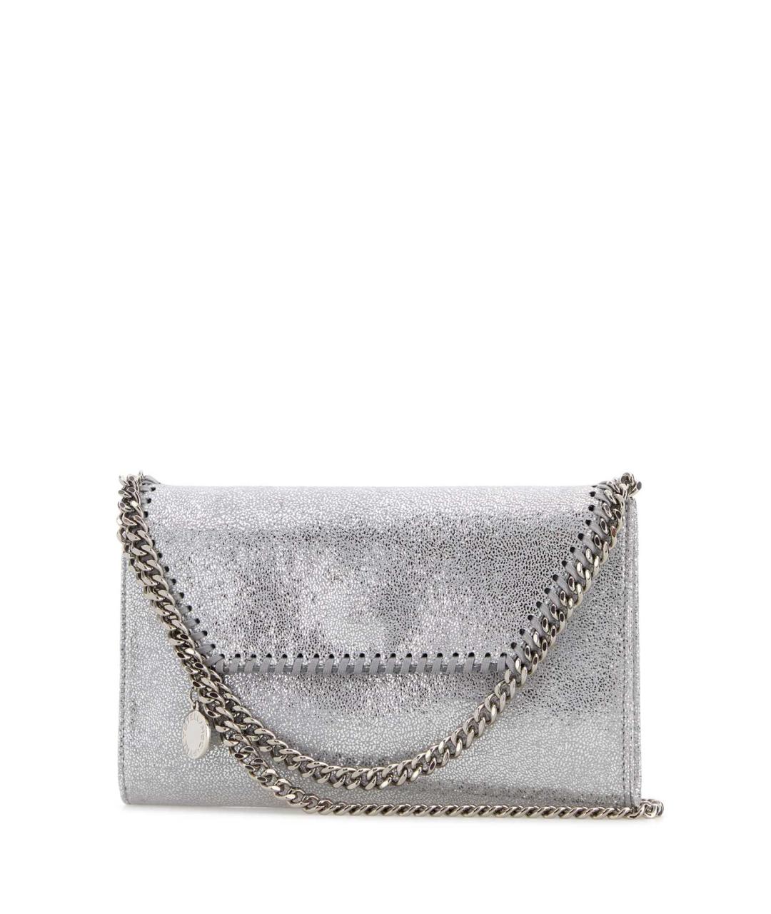 STELLA MCCARTNEY Серебряная синтетическая сумка через плечо, фото 2