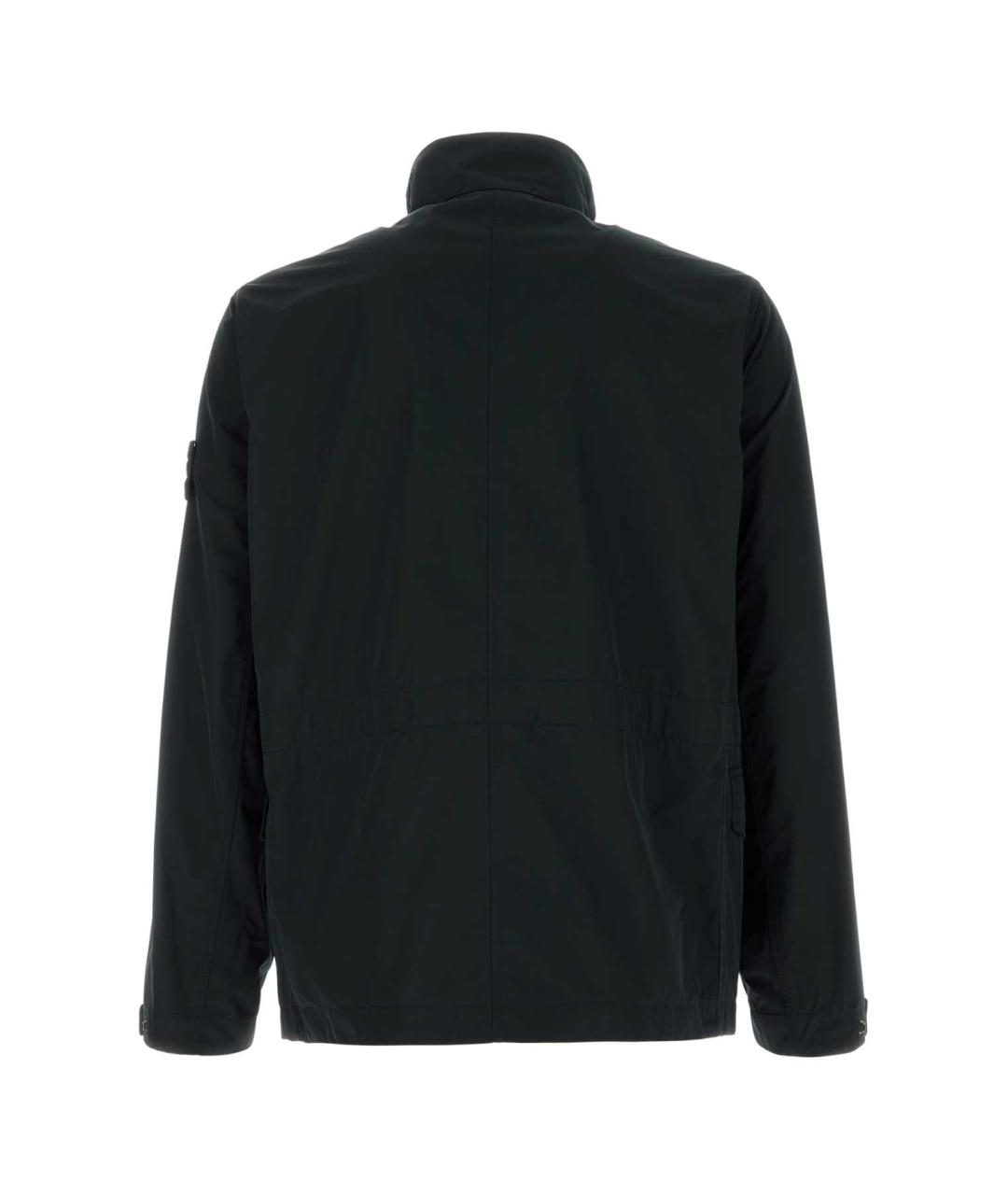 STONE ISLAND Черная полиэстеровая куртка, фото 2