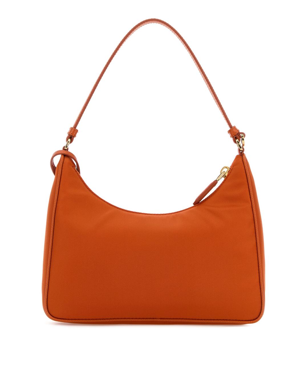 PRADA Оранжевая синтетическая сумка через плечо, фото 3