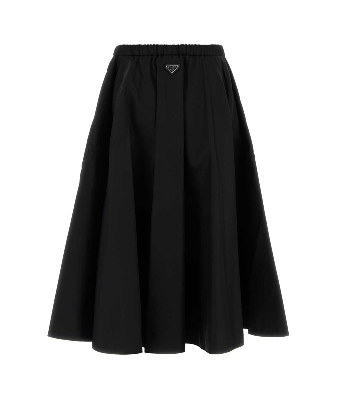 PRADA Черная юбка миди, фото 2