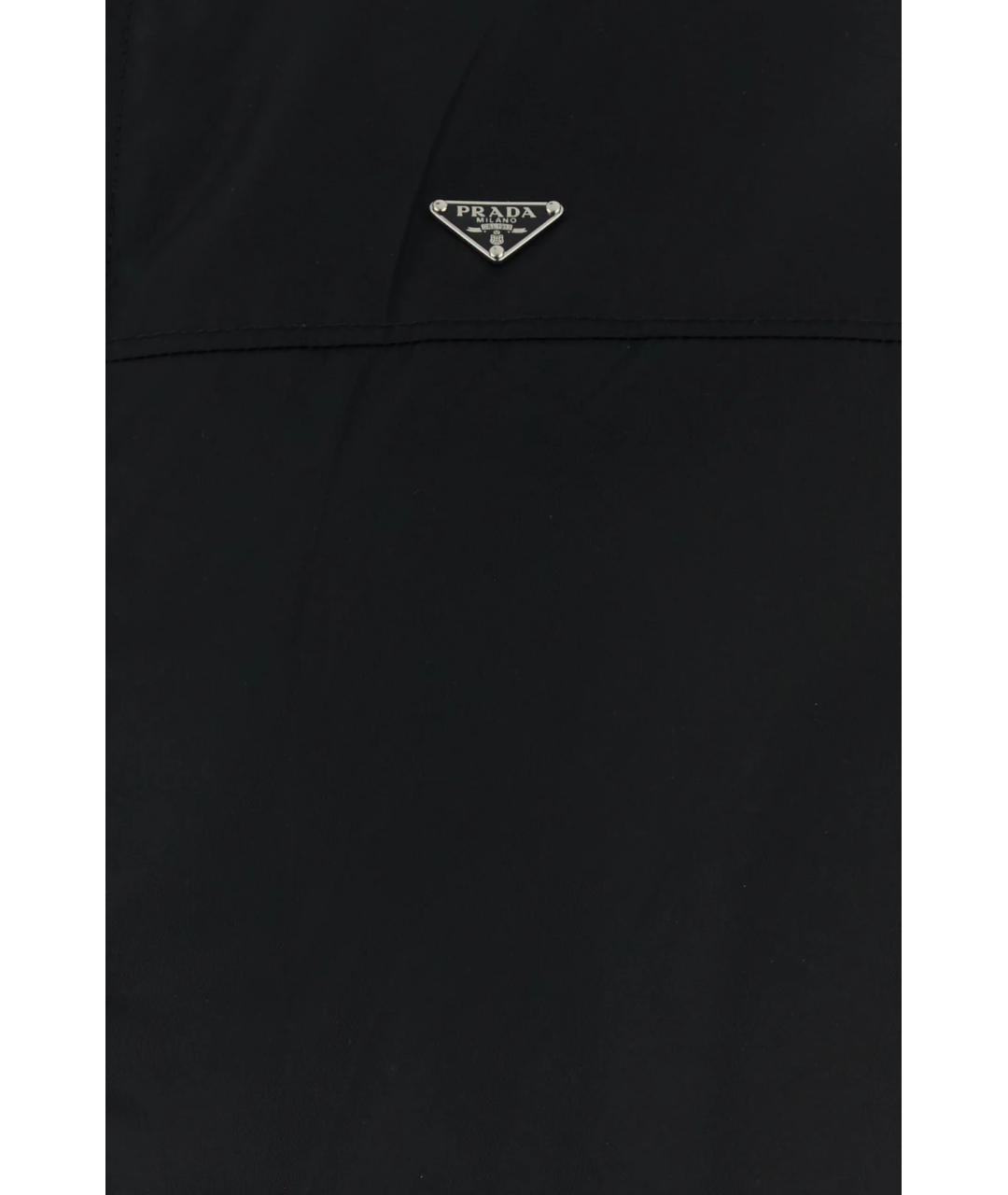 PRADA Черная полиамидовая куртка, фото 3