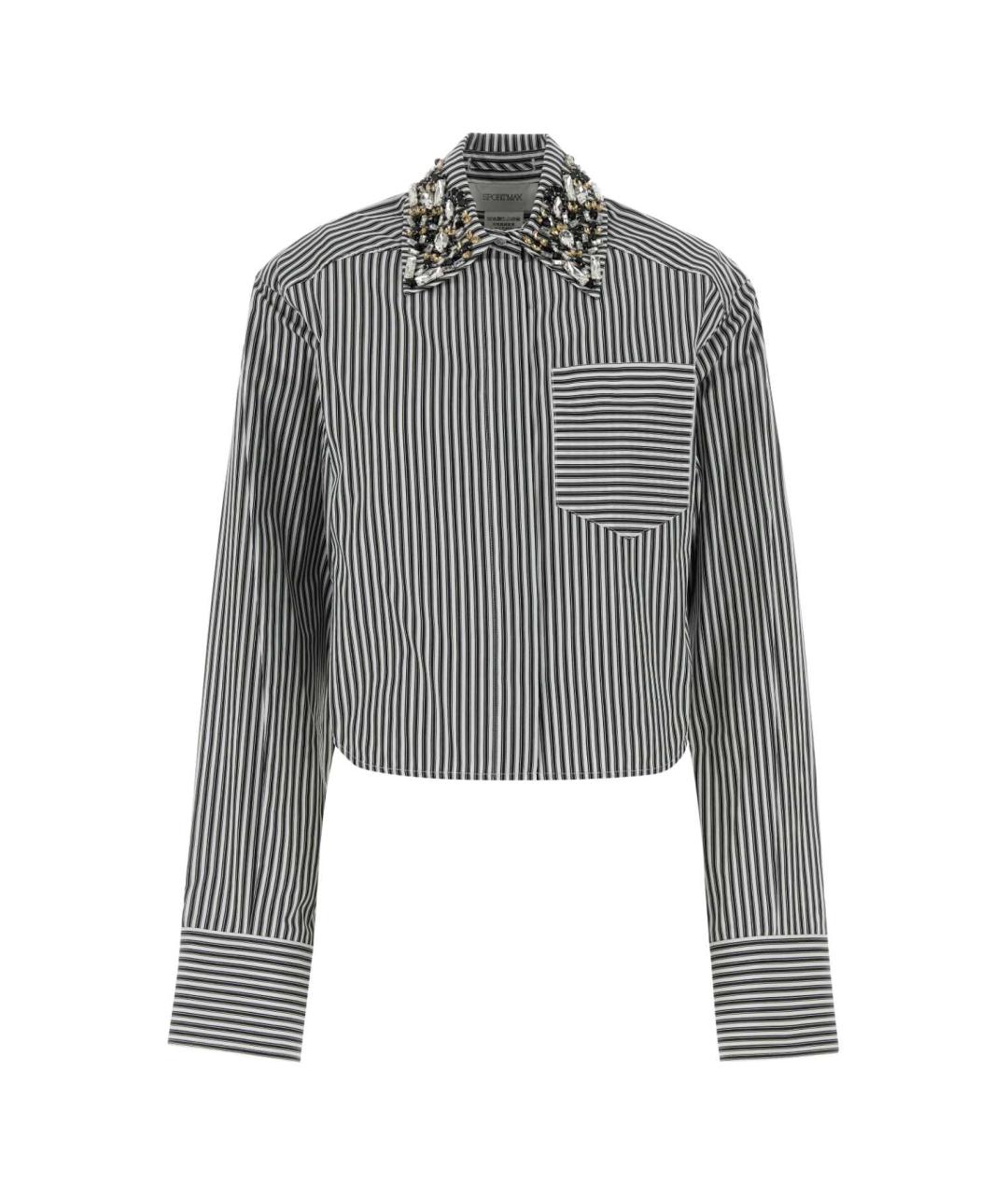 SPORTMAX Мульти хлопковая рубашка, фото 1