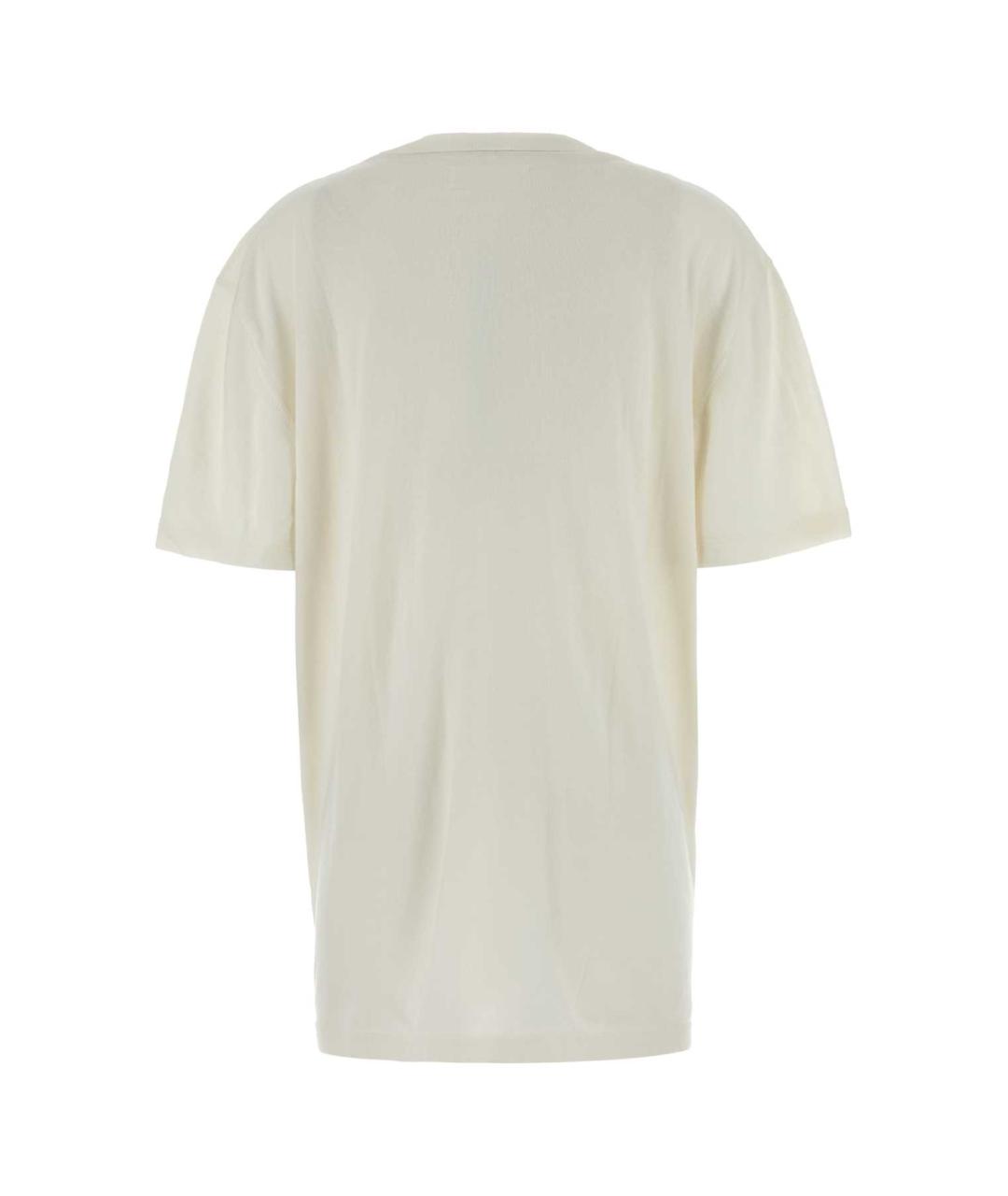 EXTREME CASHMERE Белая хлопковая футболка, фото 2