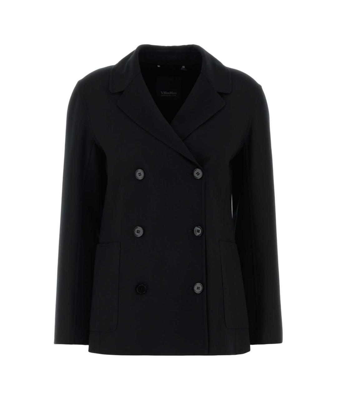 'S MAX MARA Черный шерстяной жакет/пиджак, фото 1