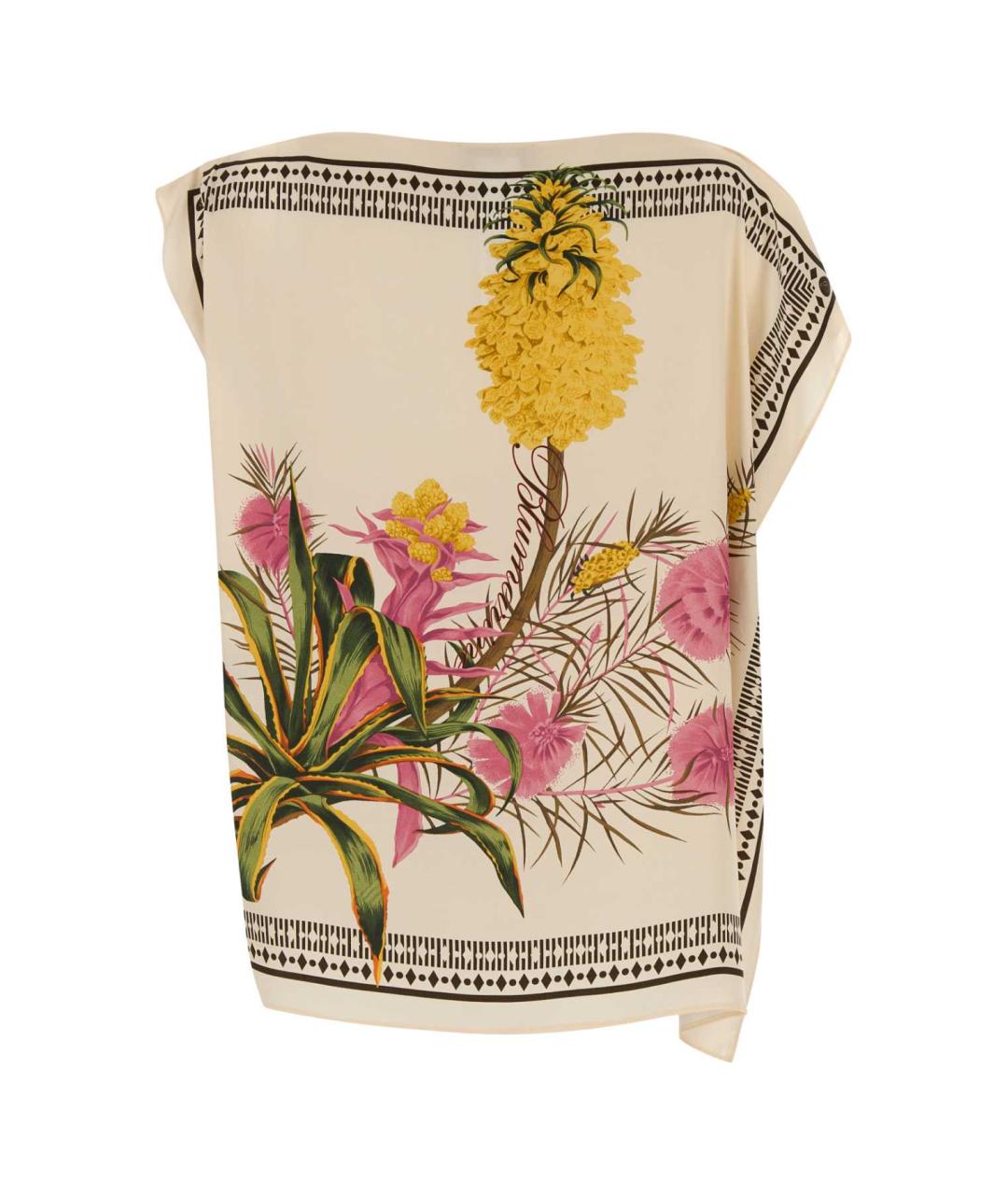 BLUMARINE Мульти вискозная майка, фото 2