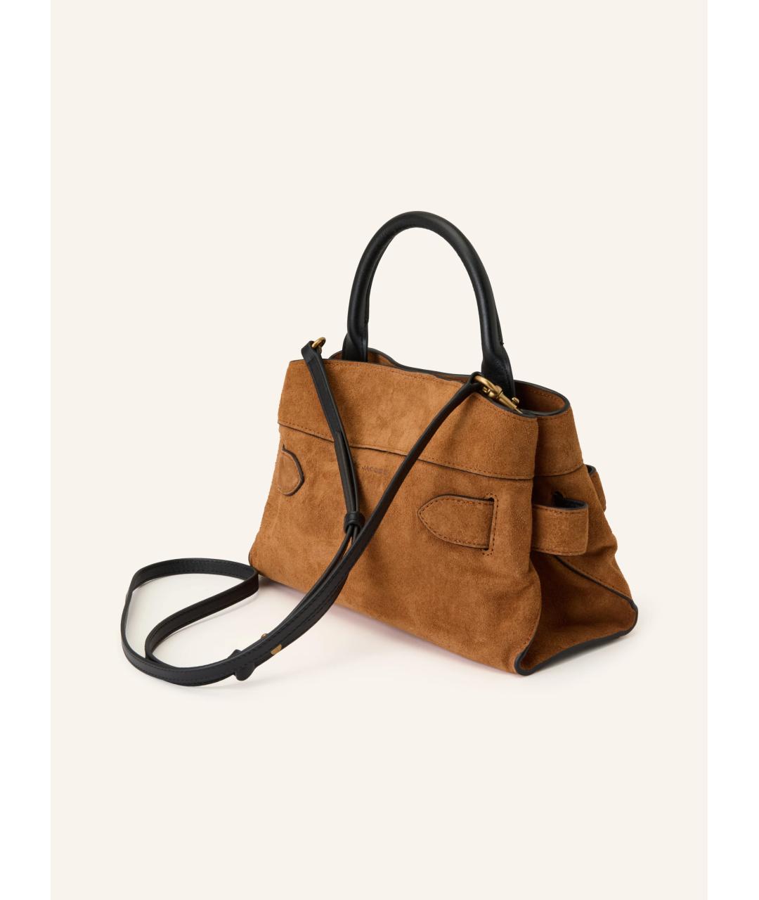 MARC JACOBS Коричневая замшевая сумка тоут, фото 3