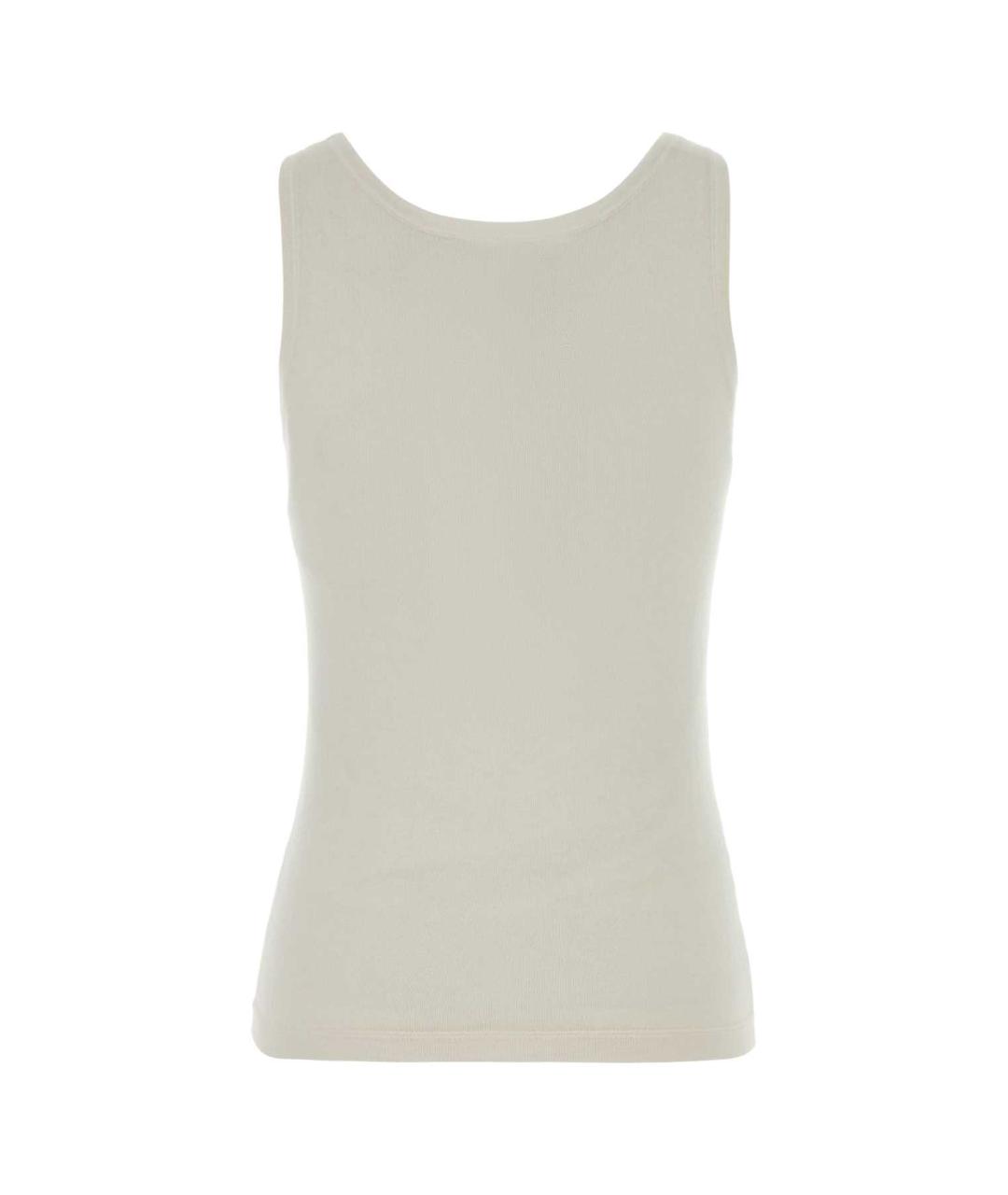 EXTREME CASHMERE Белая хлопковая майка, фото 2