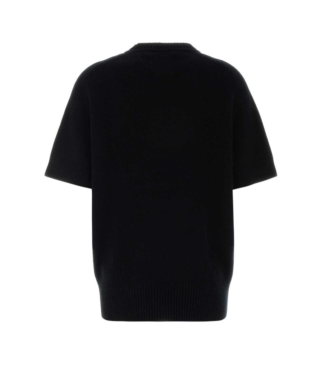 EXTREME CASHMERE Черный кашемировый джемпер / свитер, фото 2