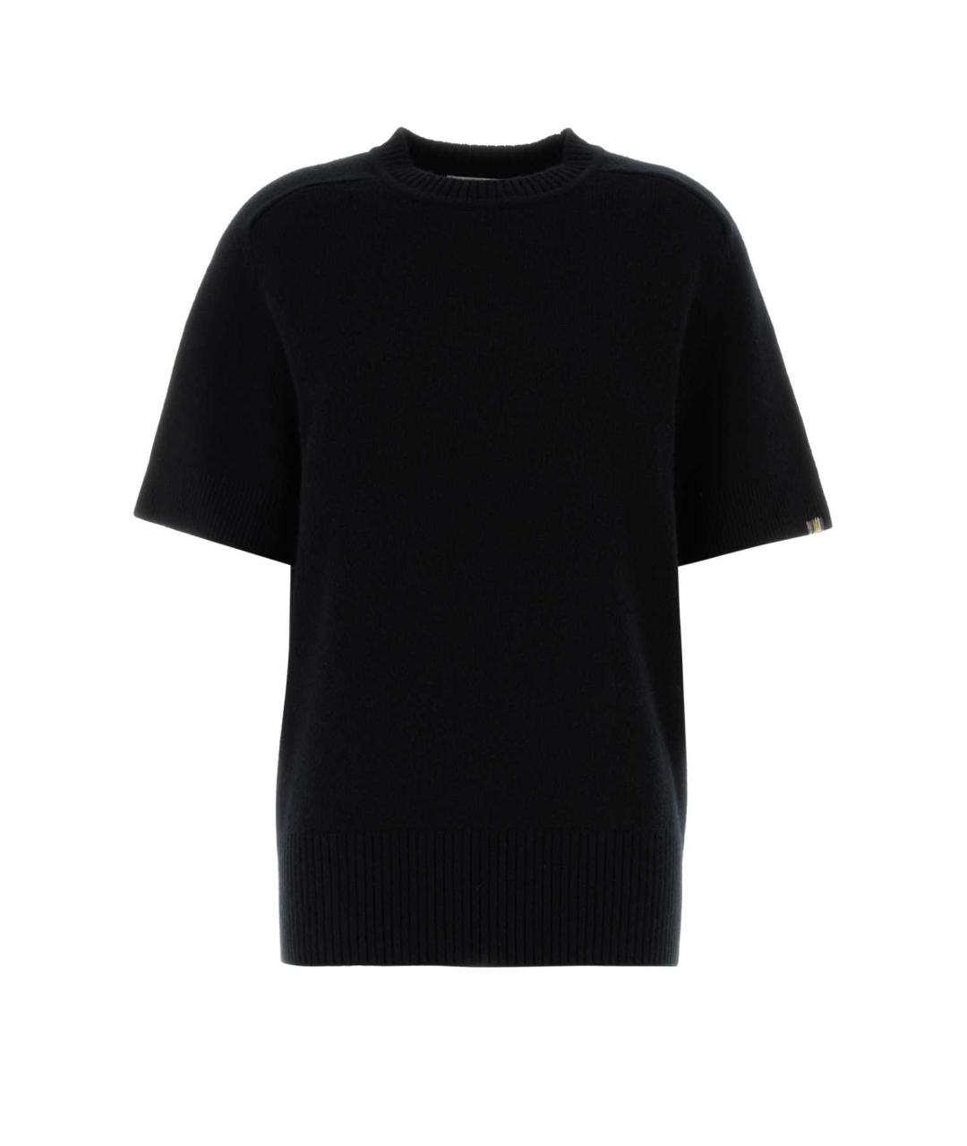 EXTREME CASHMERE Черный кашемировый джемпер / свитер, фото 1