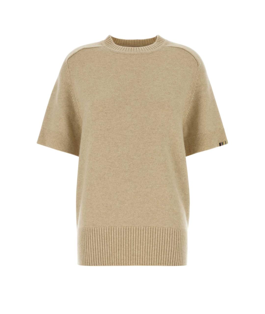 EXTREME CASHMERE Бежевый кашемировый джемпер / свитер, фото 1
