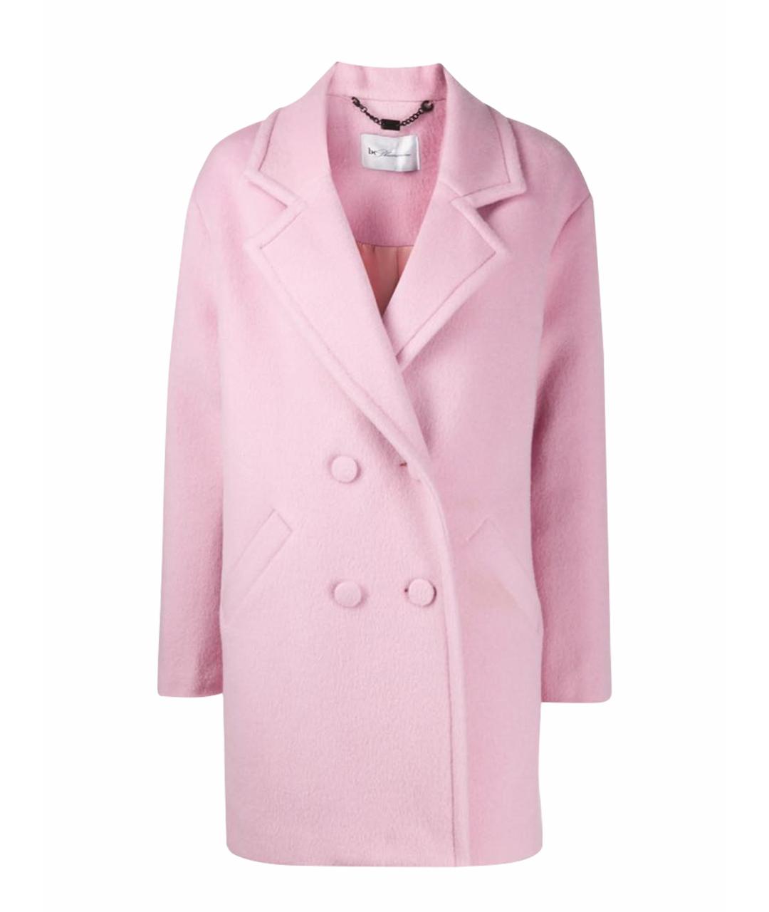 BLUMARINE Розовое шерстяное пальто, фото 1