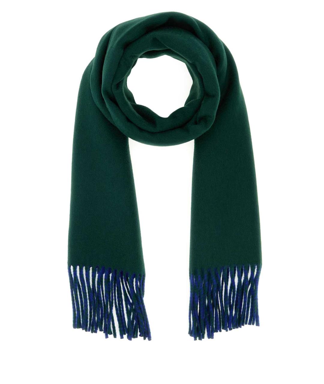 BURBERRY Зеленый кашемировый шарф, фото 1