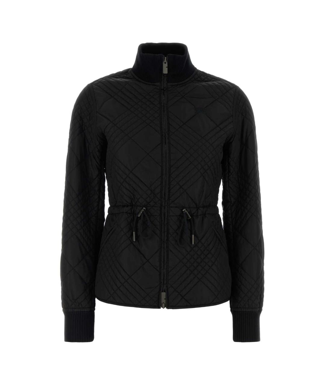 BURBERRY Черная полиамидовая куртка, фото 1