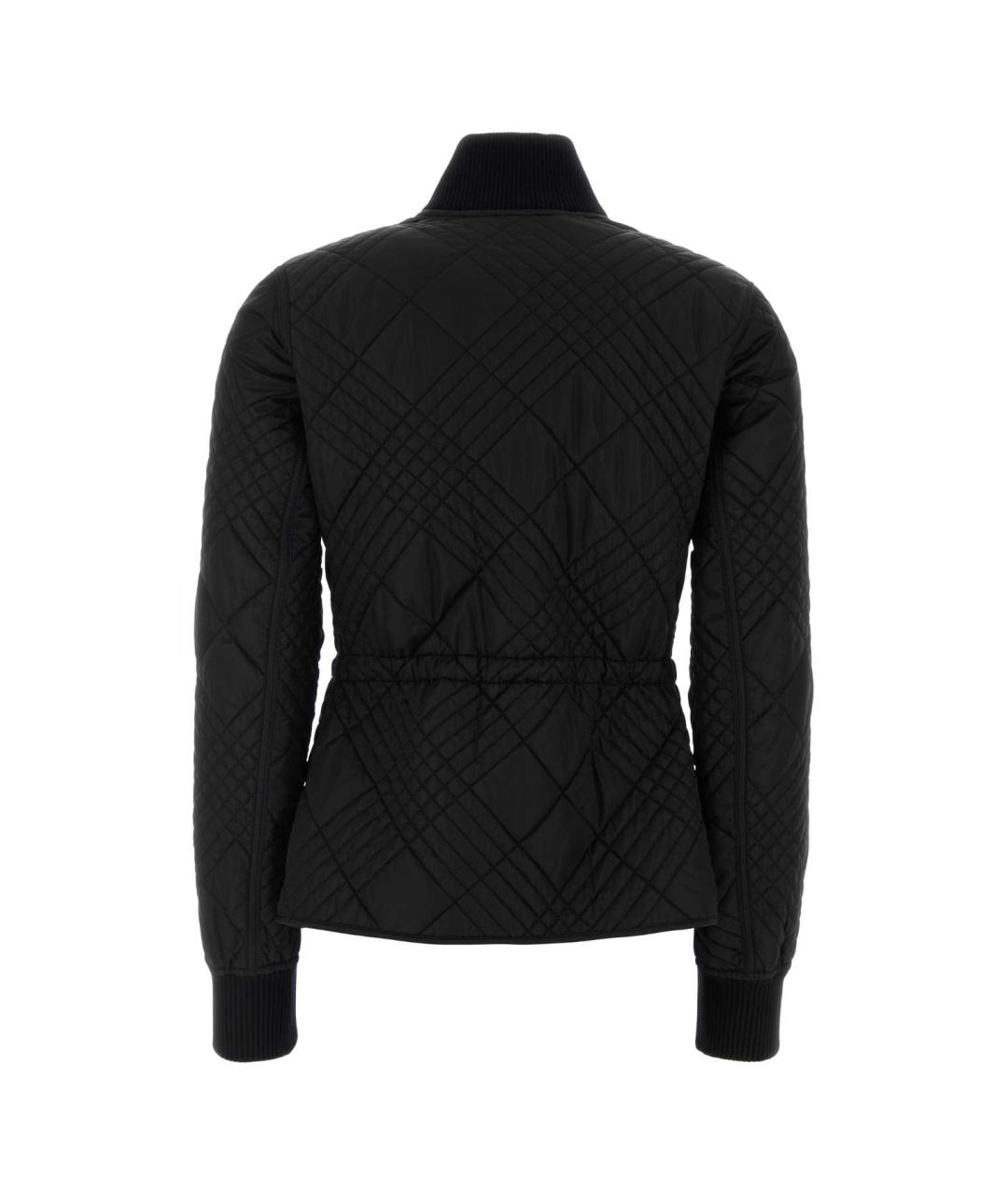 BURBERRY Черная полиамидовая куртка, фото 2