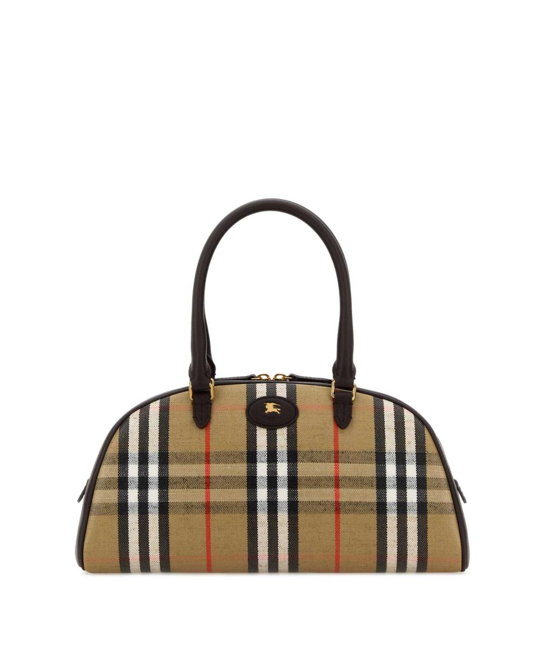 BURBERRY Бежевая хлопковая сумка тоут, фото 1