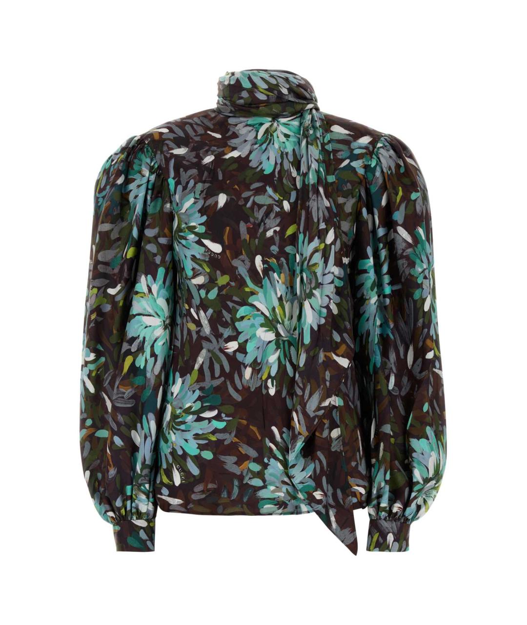 GUCCI Мульти шелковая рубашка, фото 1