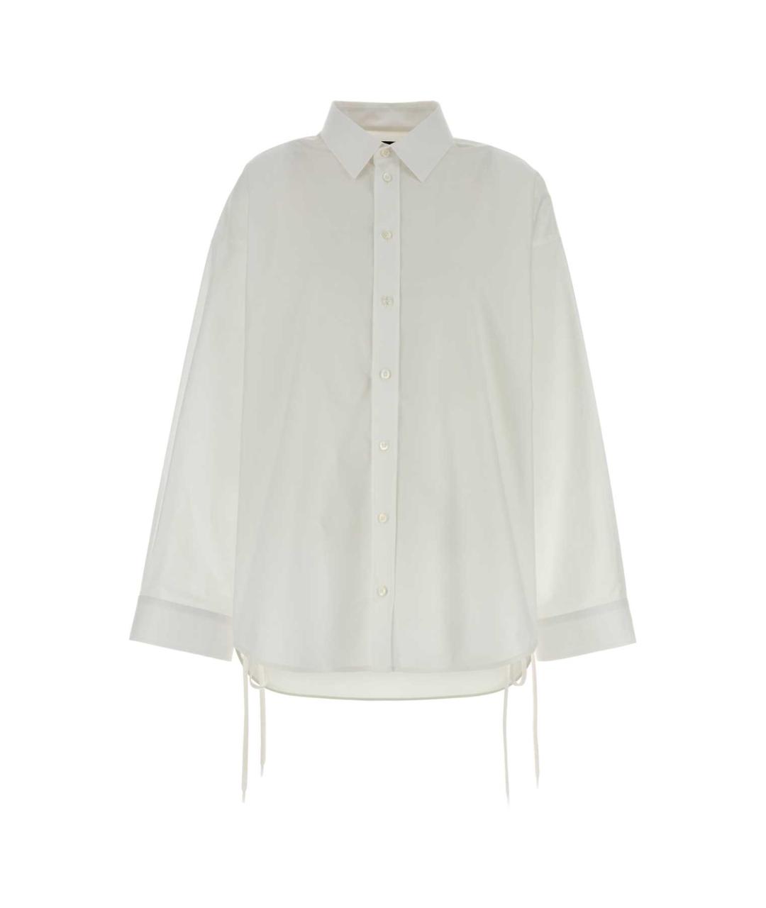 BALENCIAGA Белая хлопковая рубашка, фото 1
