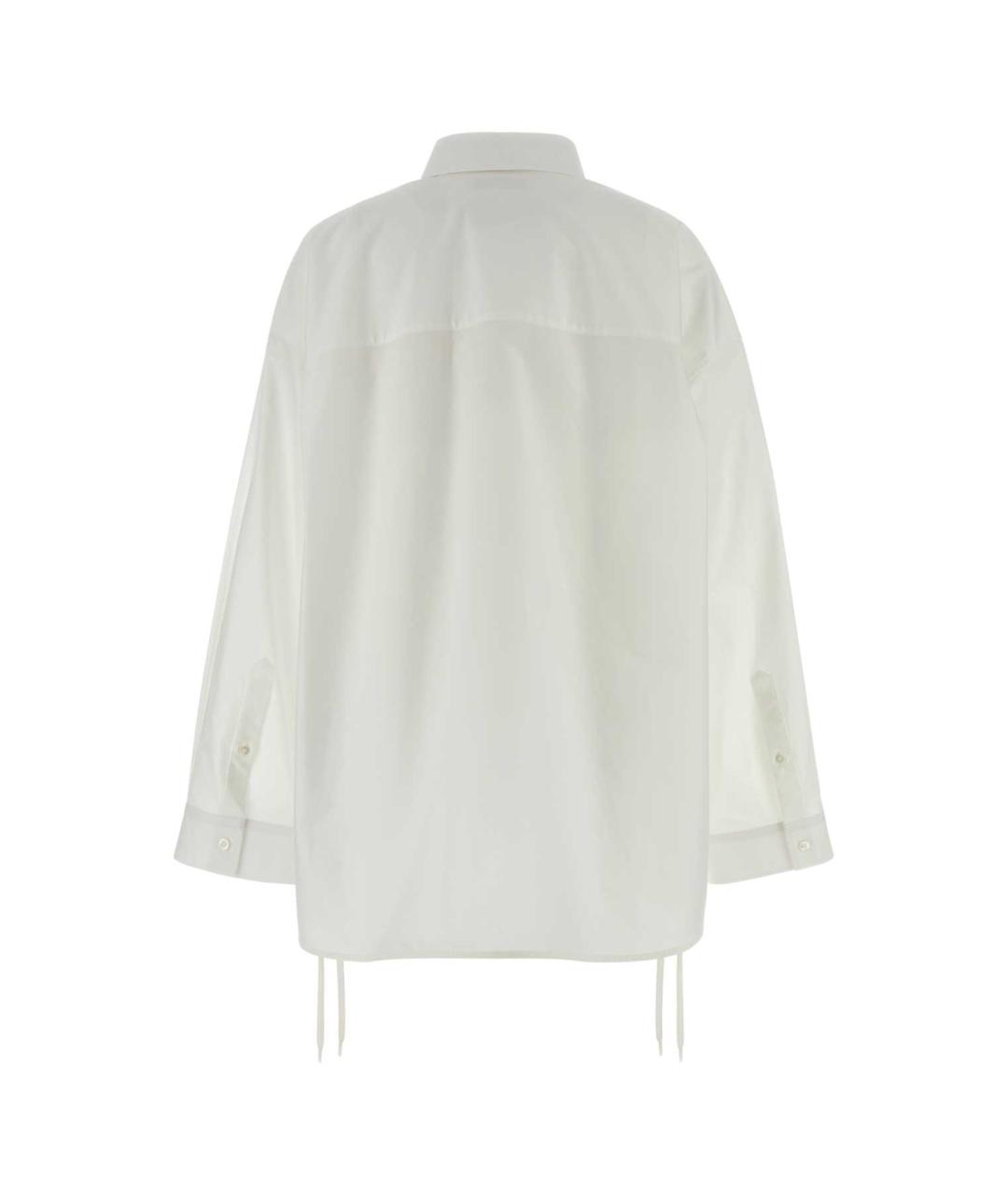 BALENCIAGA Белая хлопковая рубашка, фото 2