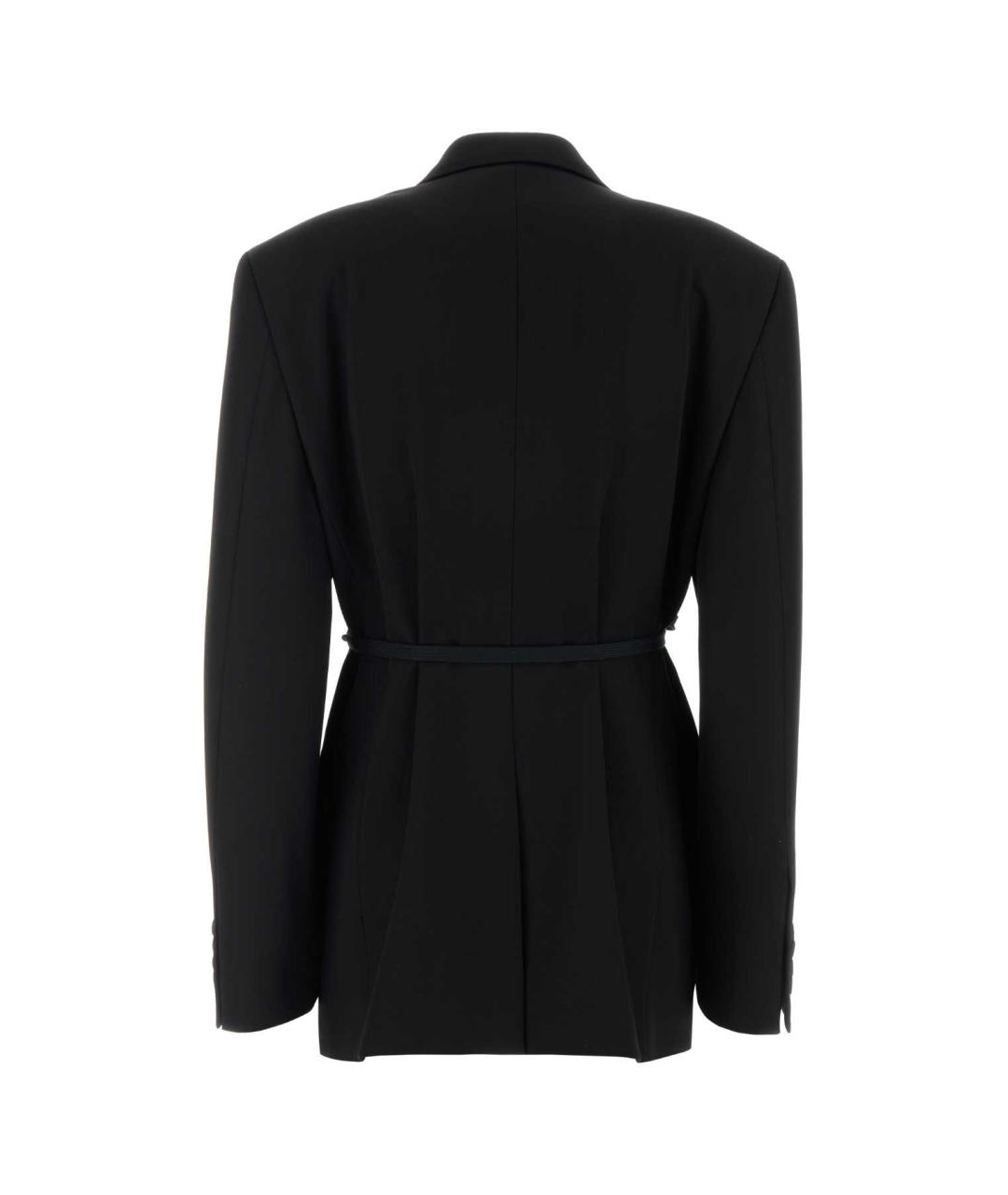 BALENCIAGA Черный шерстяной жакет/пиджак, фото 2