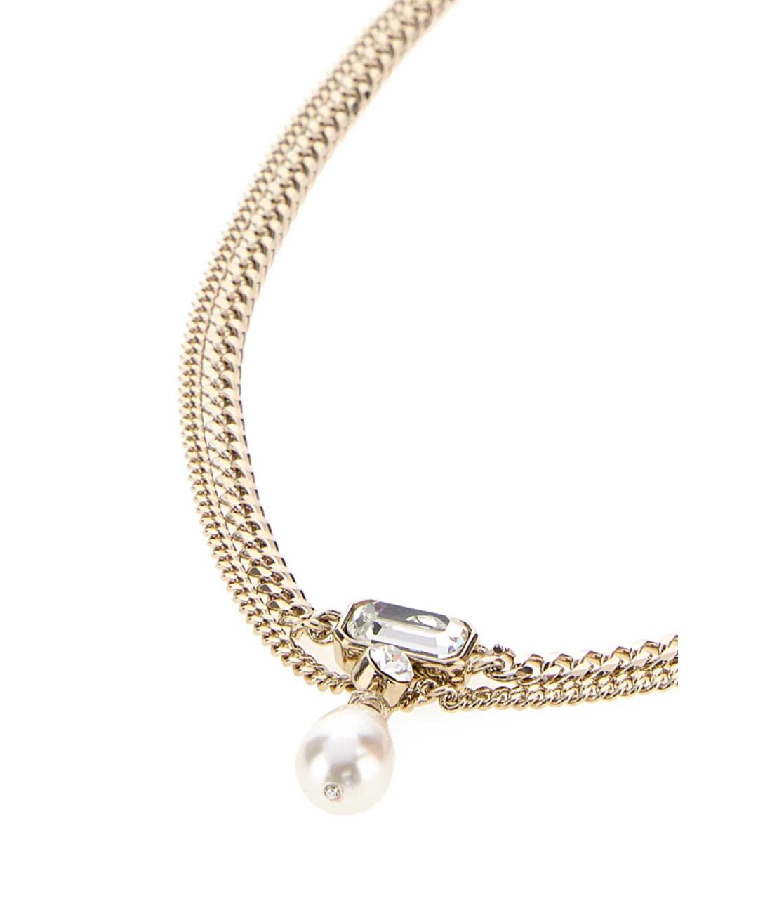 ALEXANDER MCQUEEN Золотое металлическое колье, фото 2