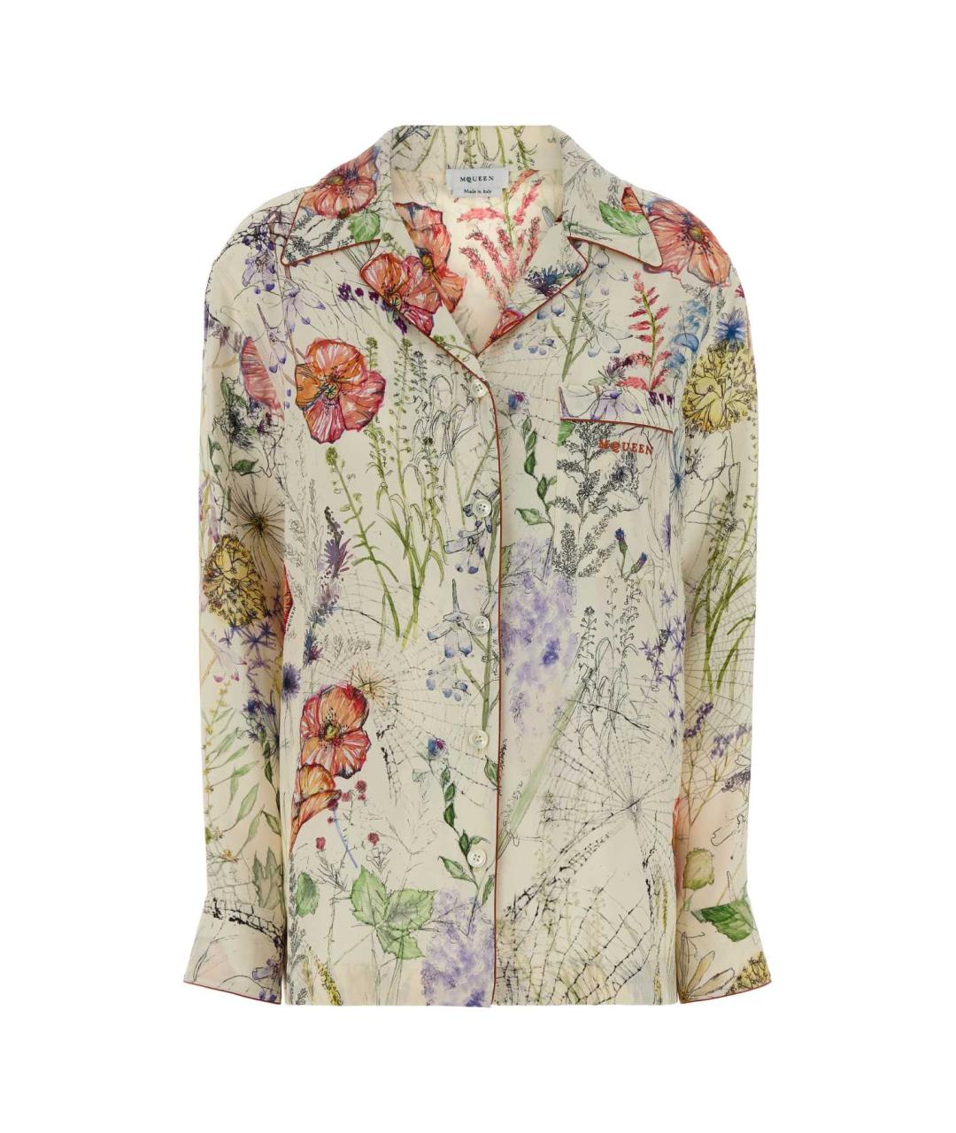 ALEXANDER MCQUEEN Мульти рубашка, фото 1