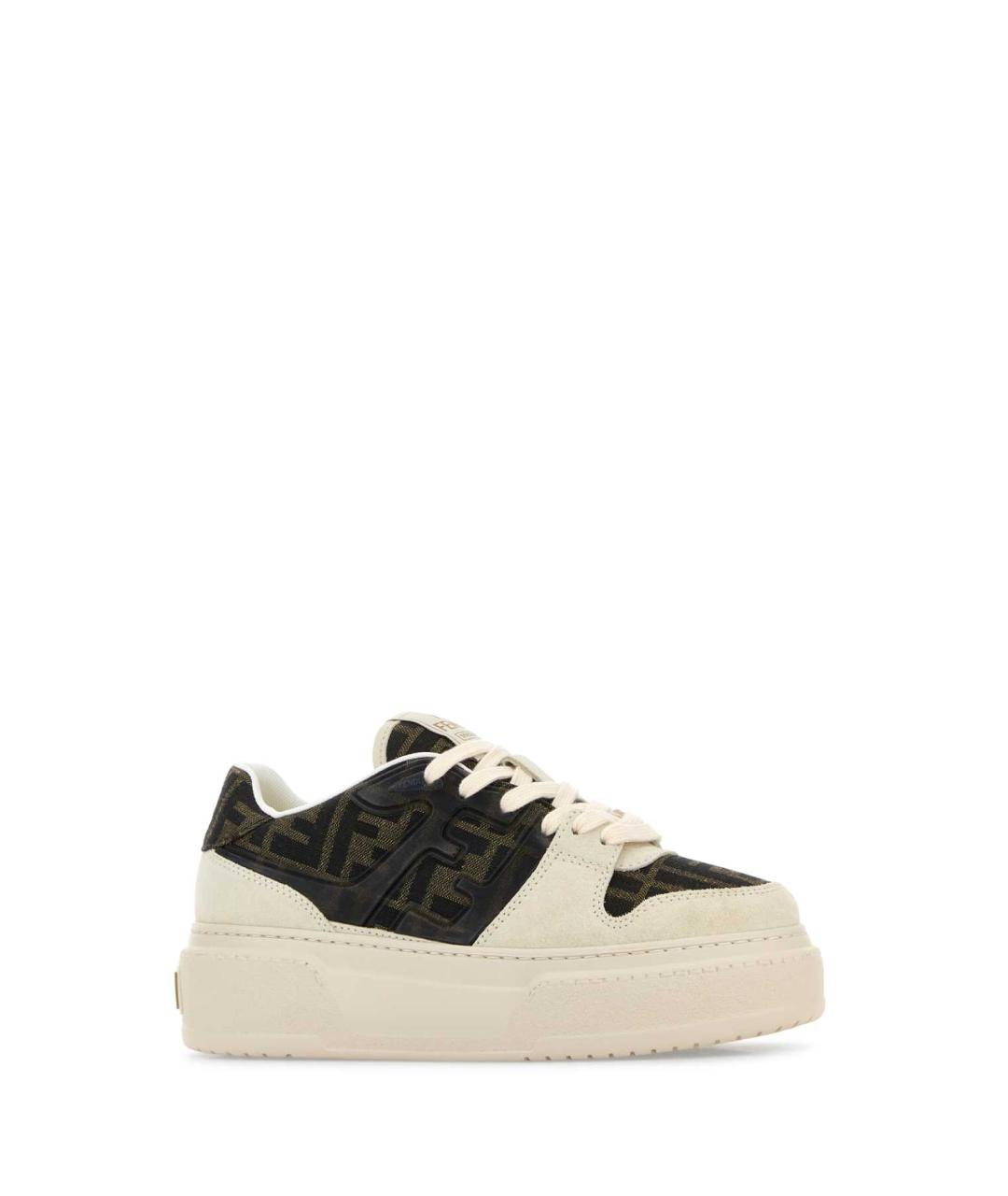 FENDI Мульти текстильные кроссовки, фото 2