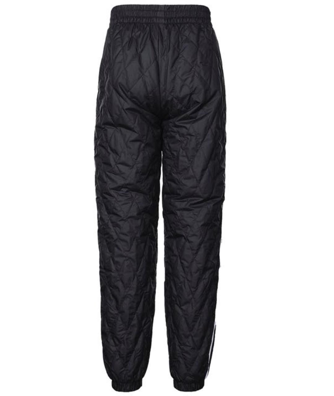 ADIDAS Черные полиамидовые спортивные брюки и шорты, фото 2