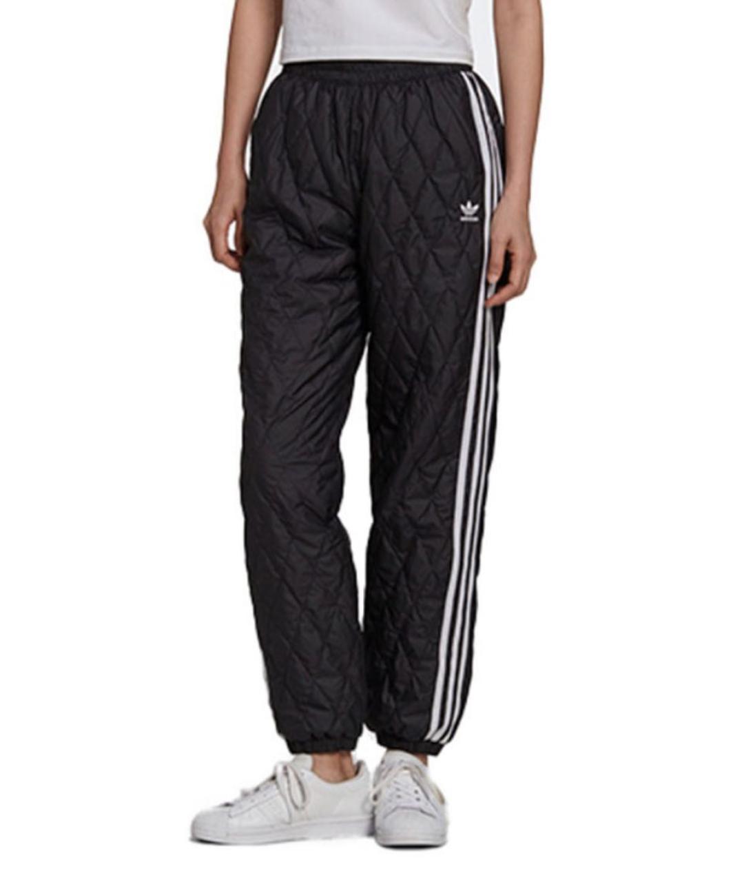 ADIDAS Черные полиамидовые спортивные брюки и шорты, фото 5