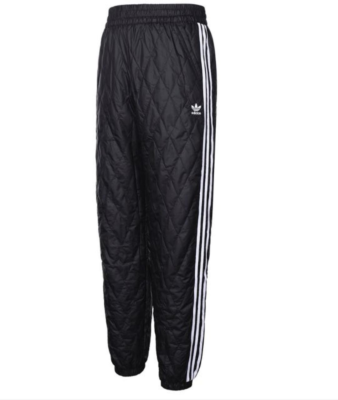 ADIDAS Черные полиамидовые спортивные брюки и шорты, фото 3