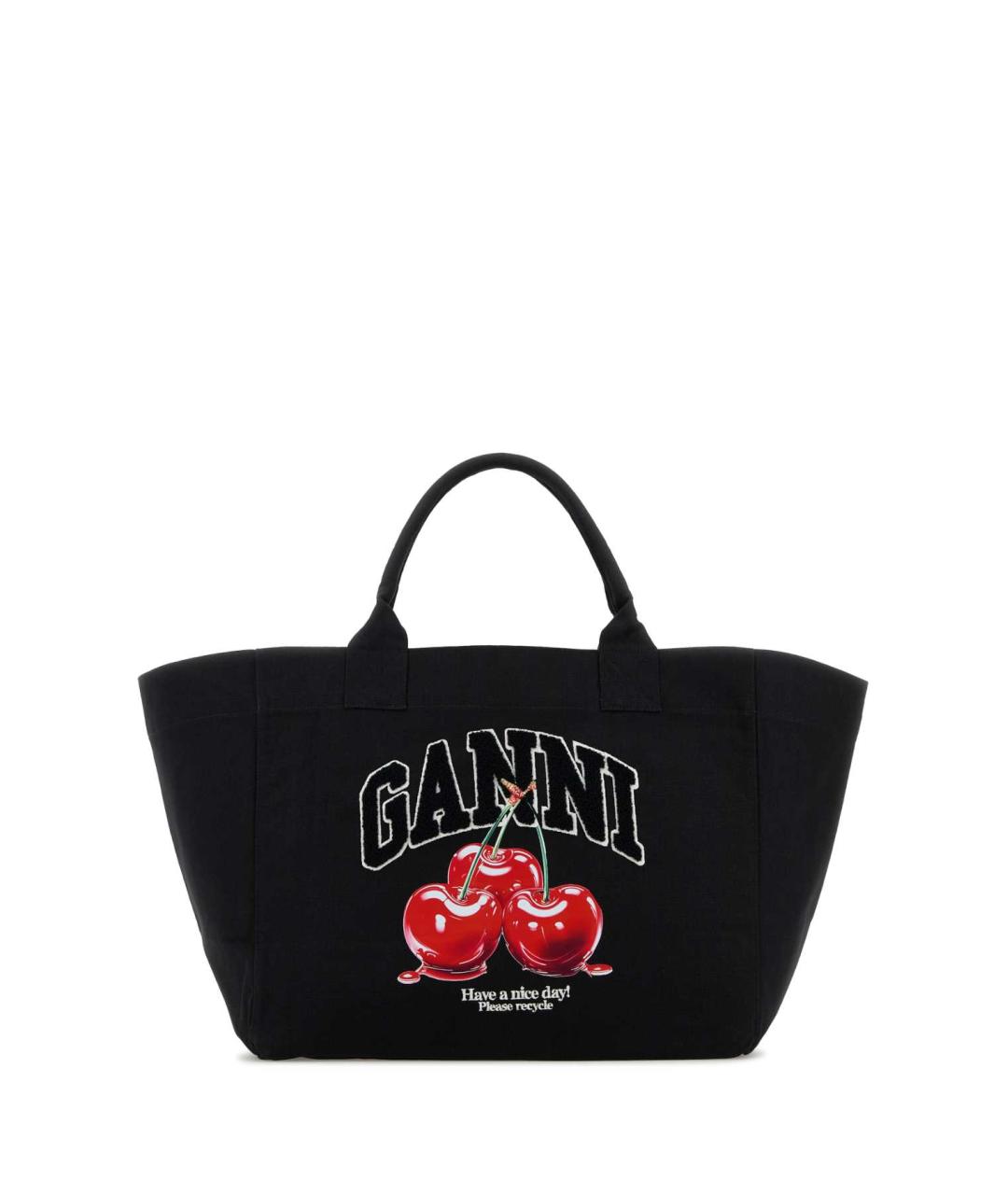 GANNI Мульти хлопковая сумка тоут, фото 1