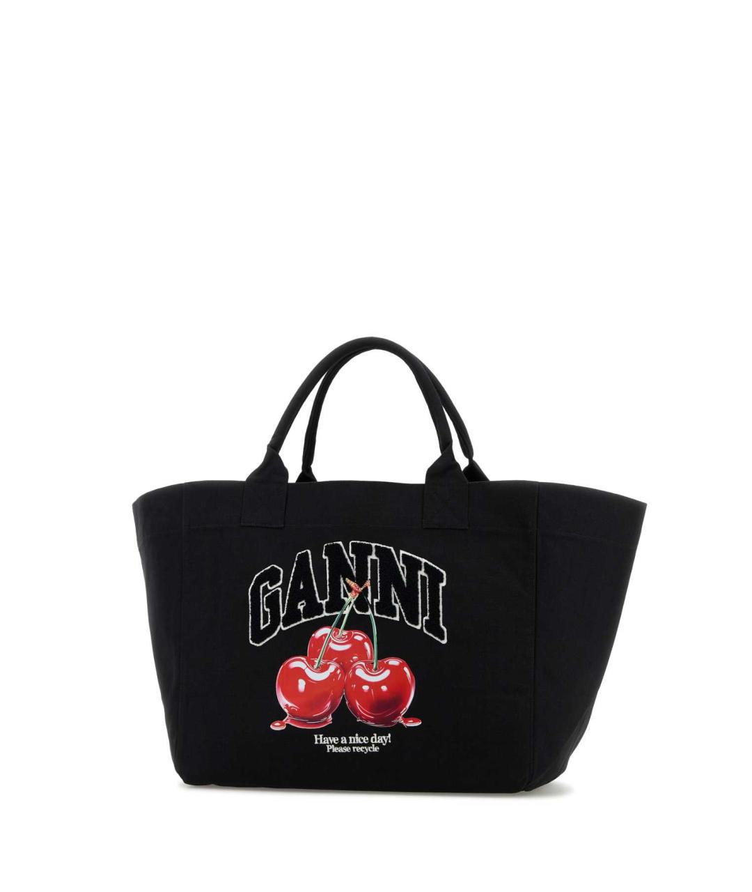 GANNI Мульти хлопковая сумка тоут, фото 2