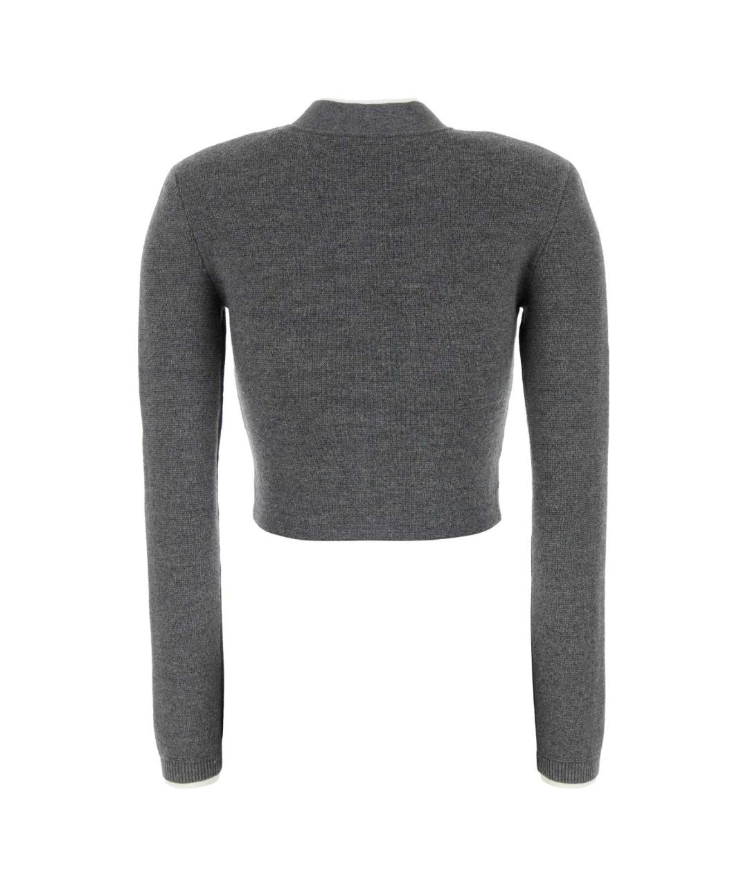 SELF-PORTRAIT Серый хлопковый кардиган, фото 2