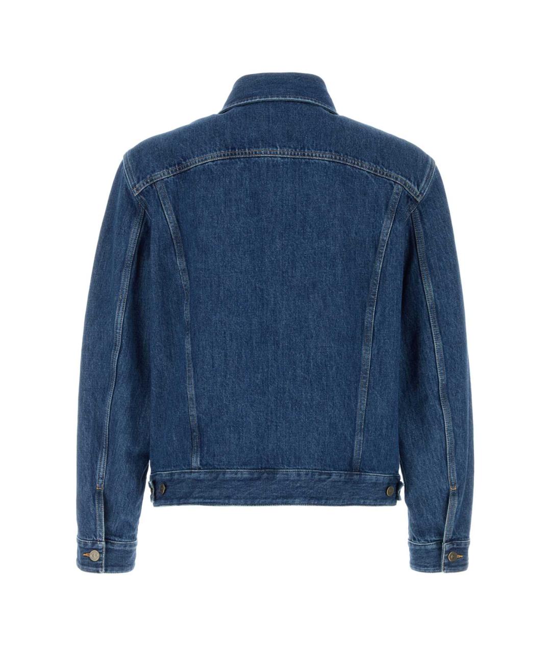 VALENTINO Синяя хлопковая куртка, фото 2