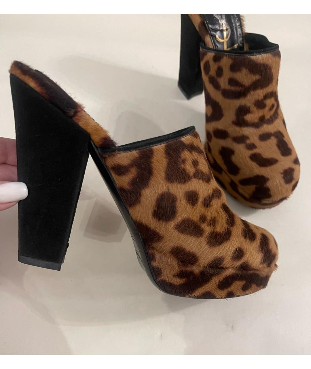 SAINT LAURENT Мульти сабо, фото 2