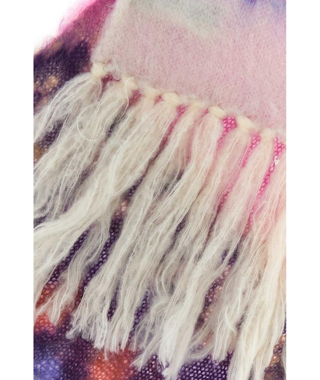 ISABEL MARANT Розовый шерстяной шарф, фото 2