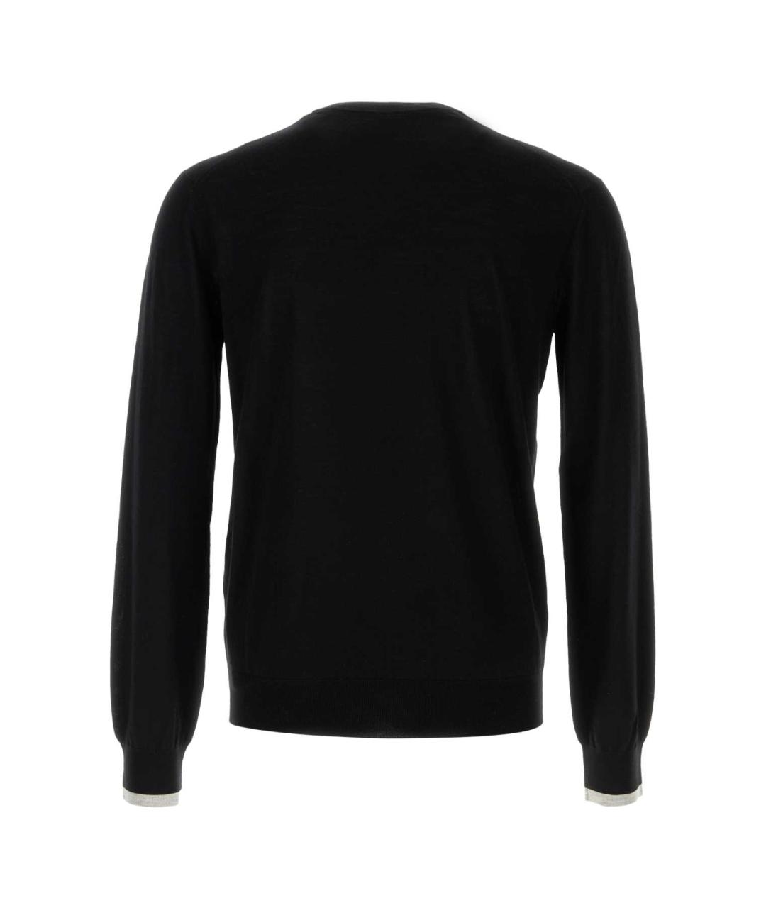 LOEWE Черный шерстяной джемпер / свитер, фото 2