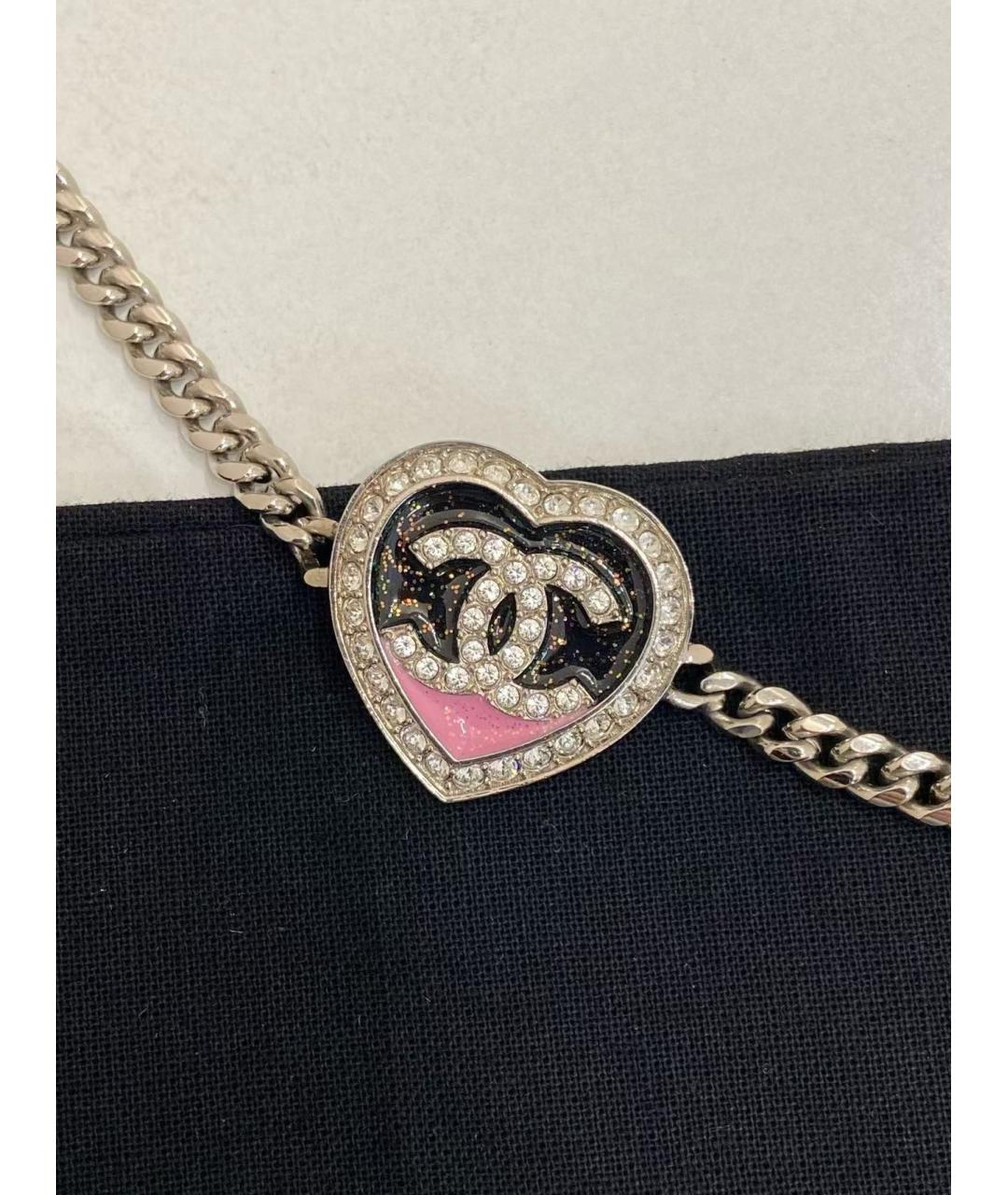 CHANEL Серебряное металлическое колье, фото 5