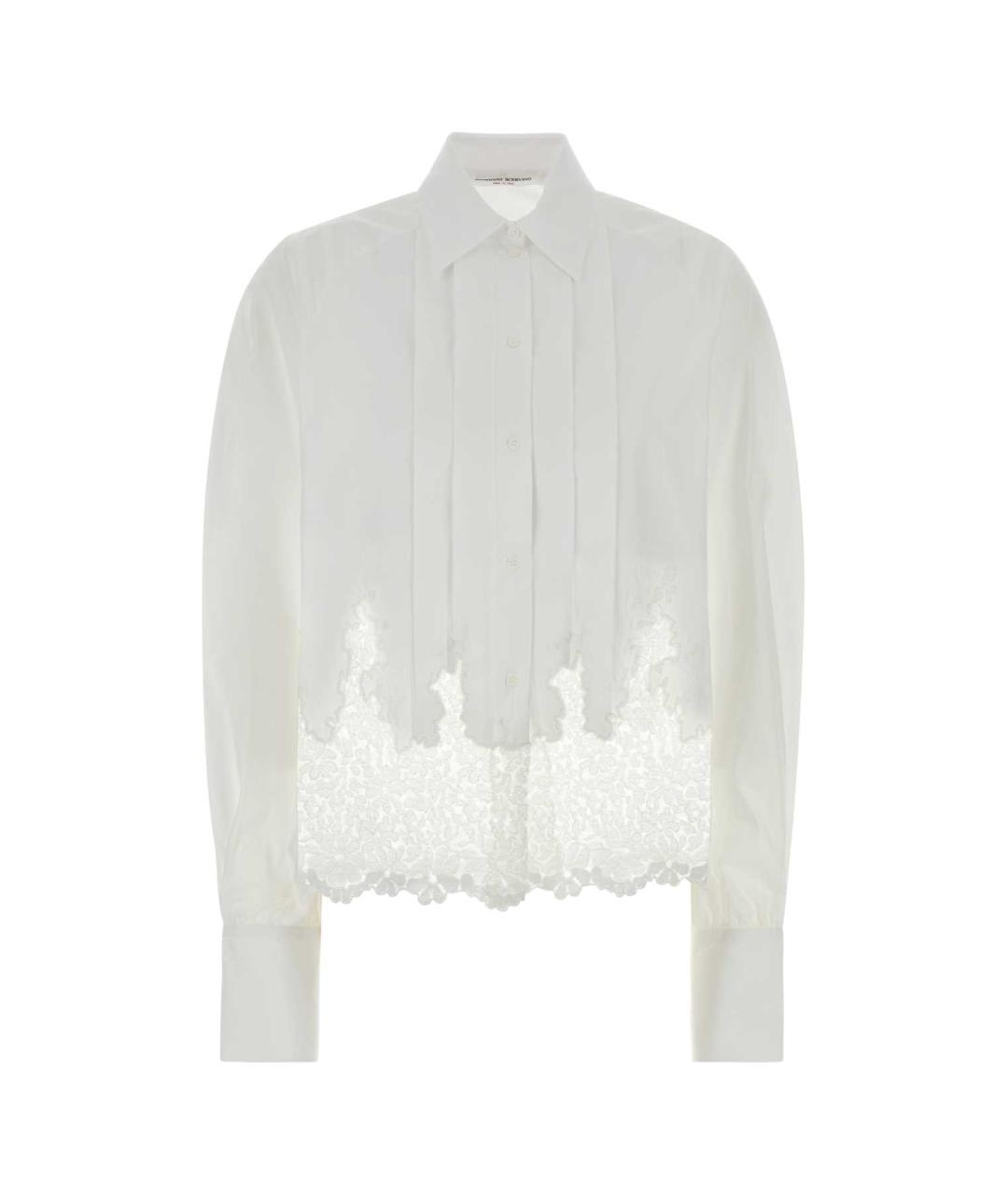ERMANNO SCERVINO Белая хлопковая рубашка, фото 1