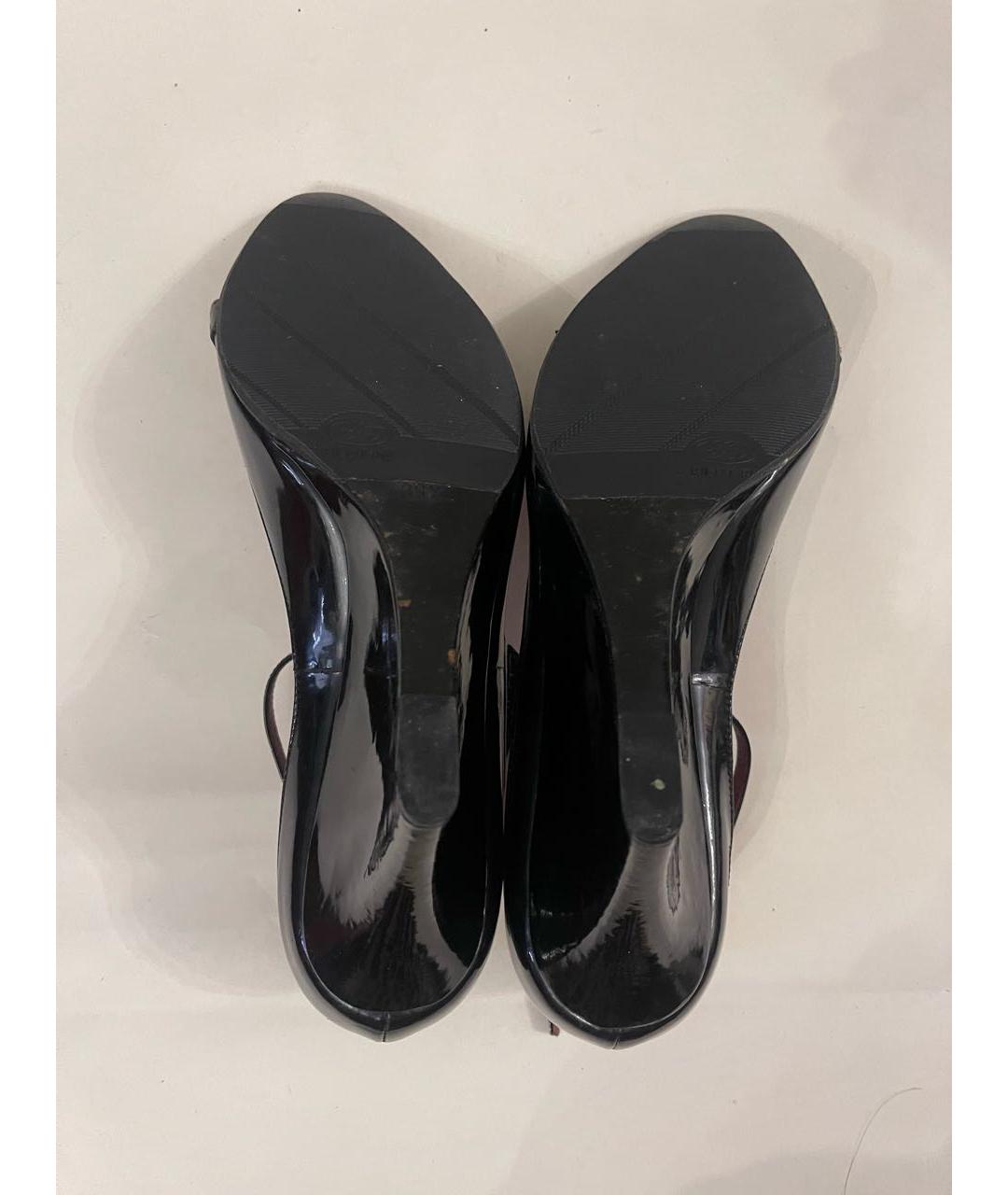 GUCCI Черные туфли из лакированной кожи, фото 6