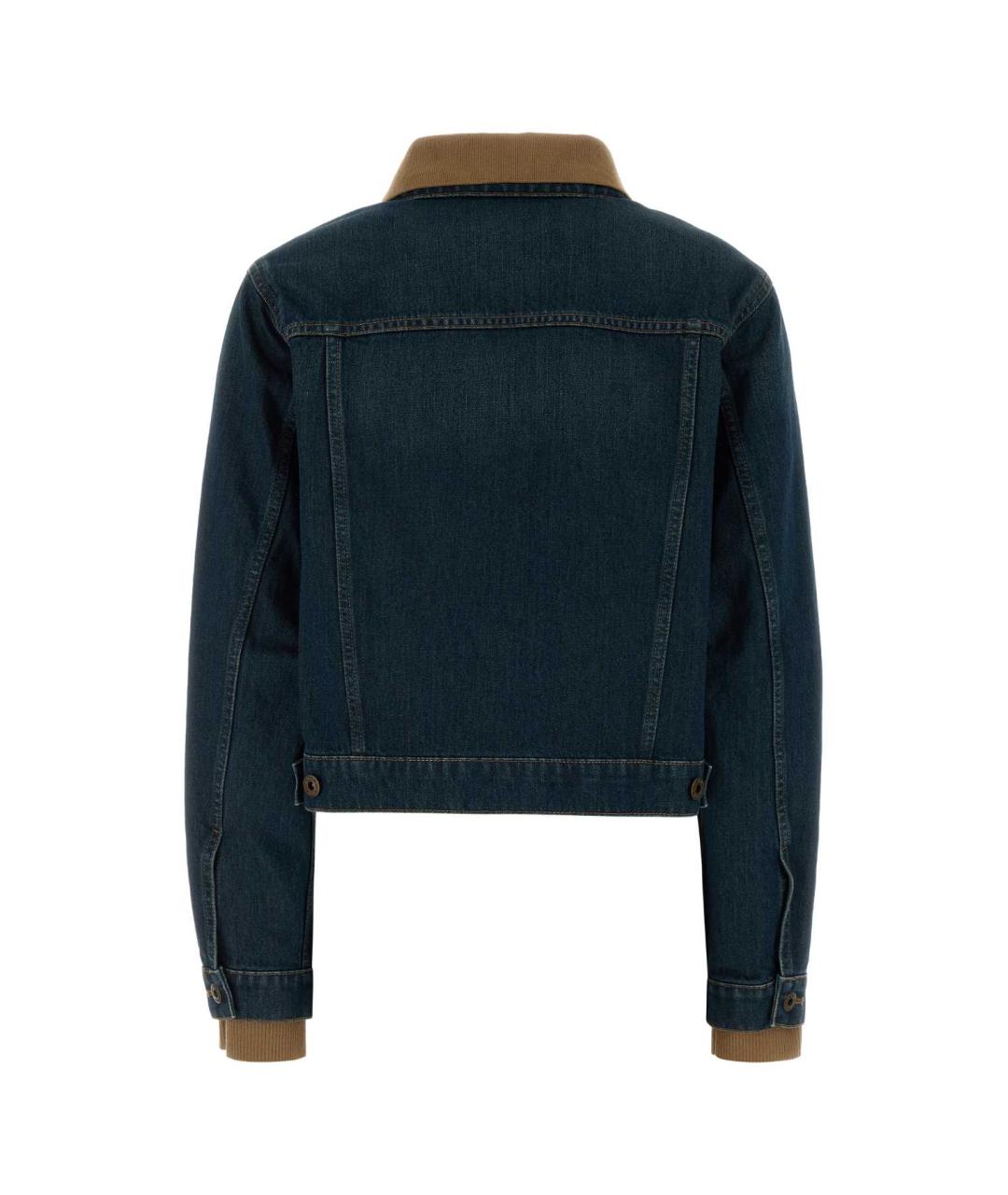 MIU MIU Синяя хлопковая куртка, фото 2