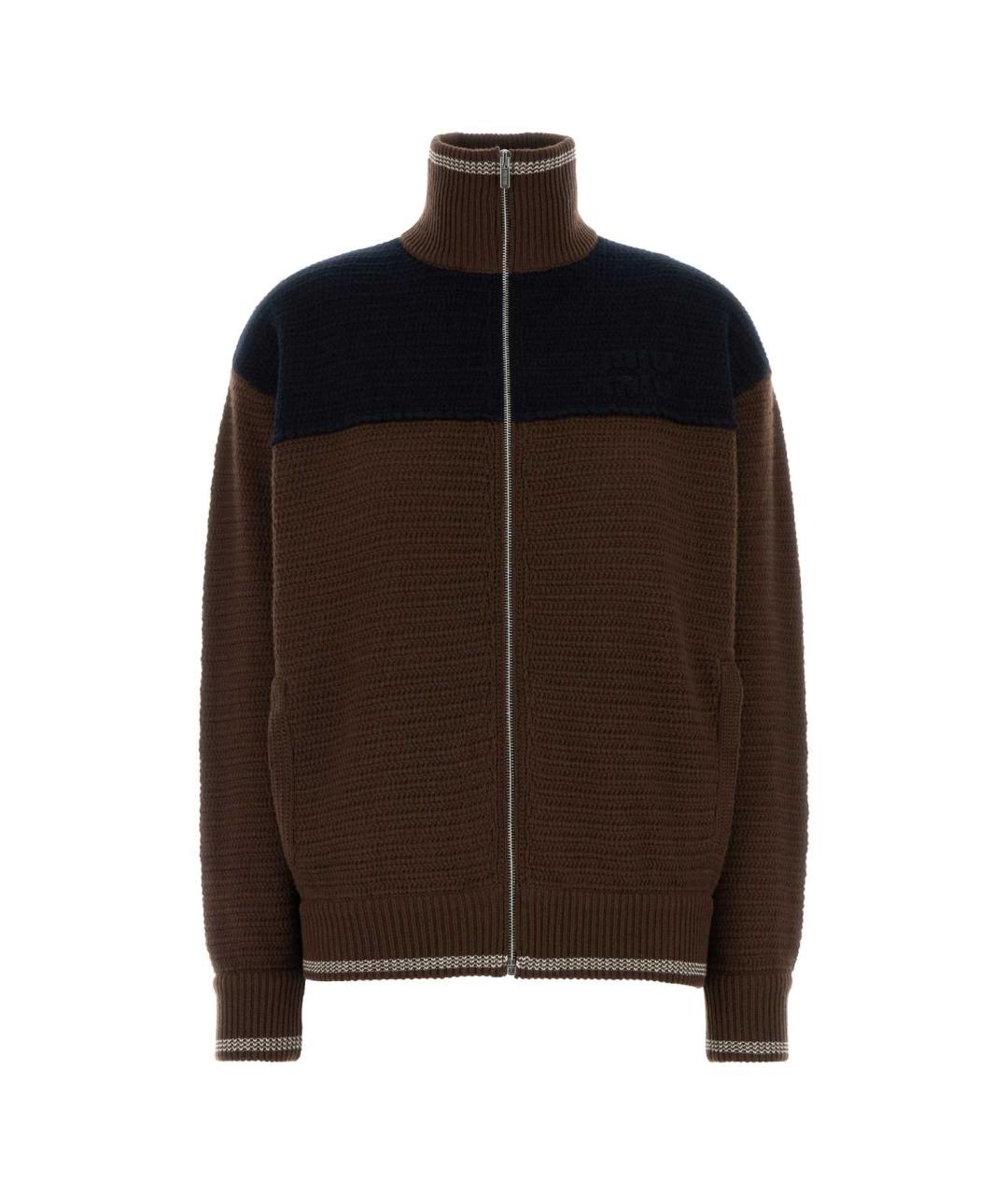 MIU MIU Мульти кашемировый кардиган, фото 1