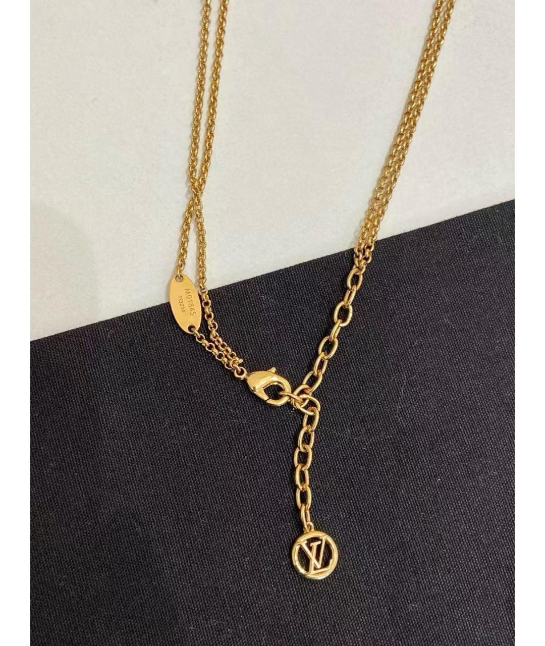 LOUIS VUITTON Золотое колье, фото 5