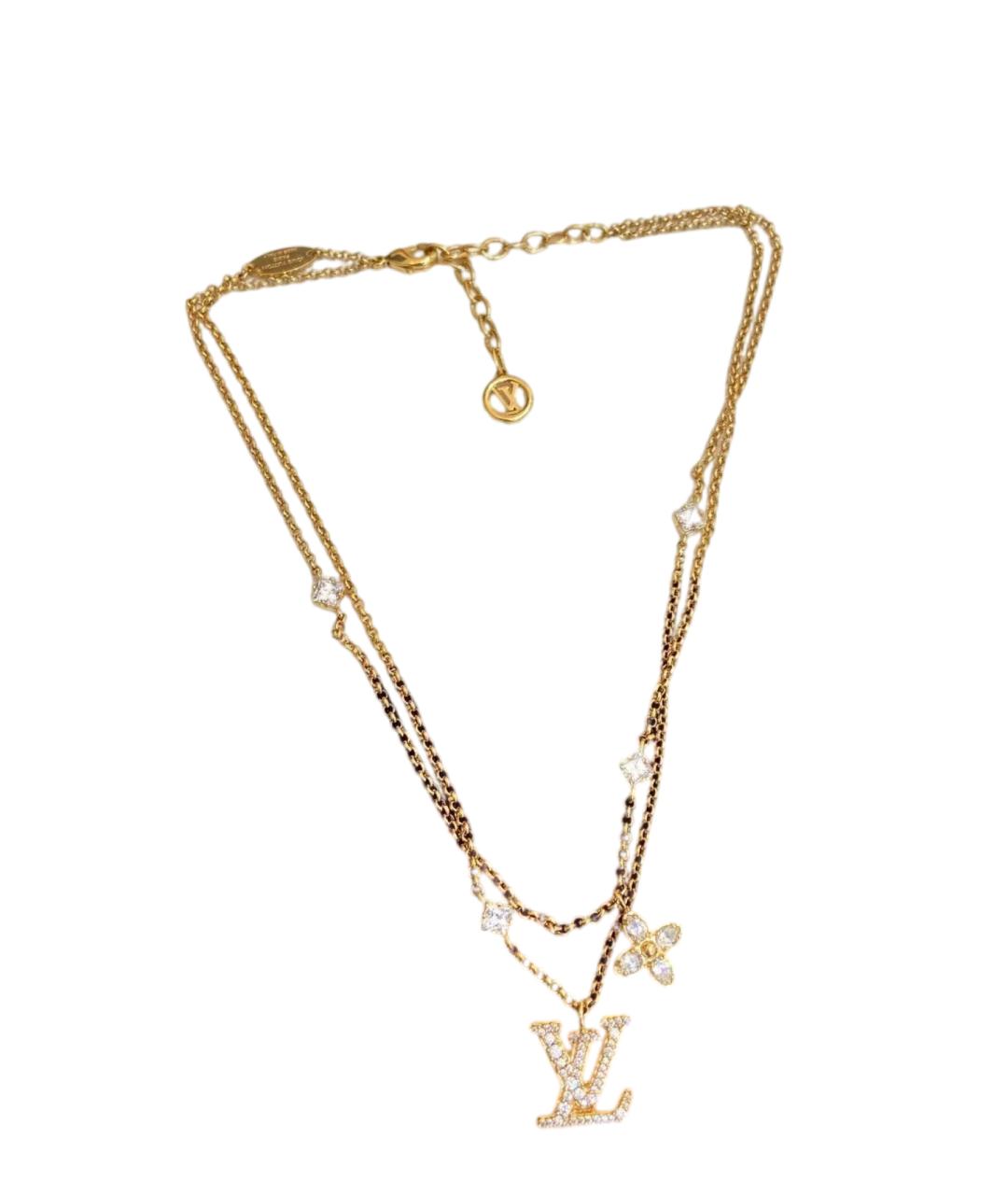 LOUIS VUITTON Золотое колье, фото 6