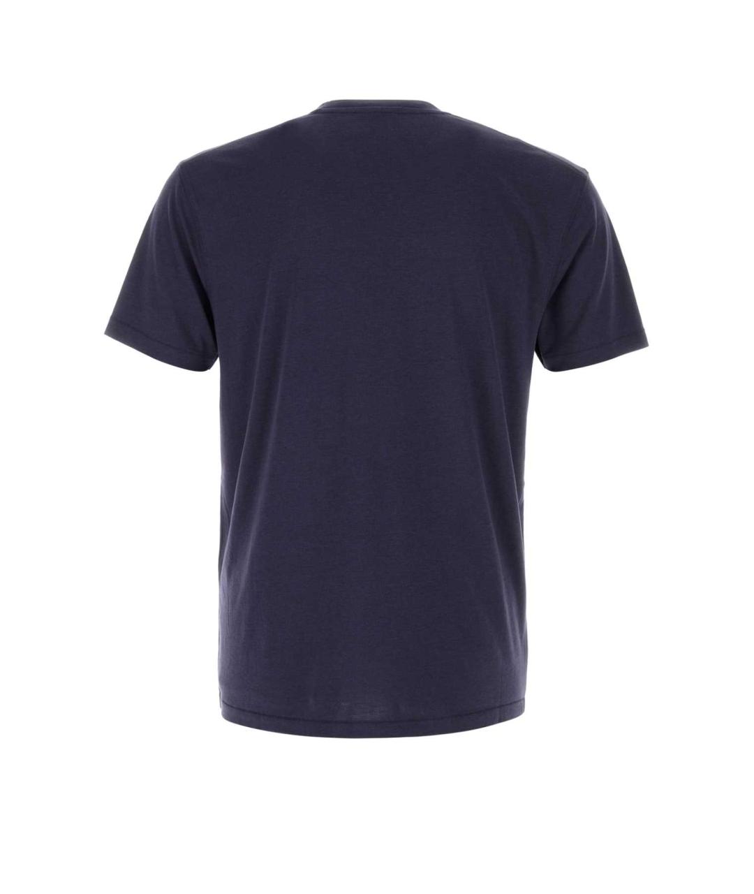 TOM FORD Синяя хлопковая футболка, фото 2