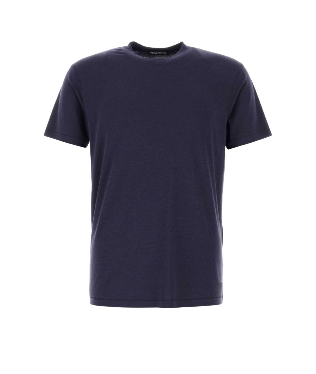 TOM FORD Синяя хлопковая футболка, фото 1