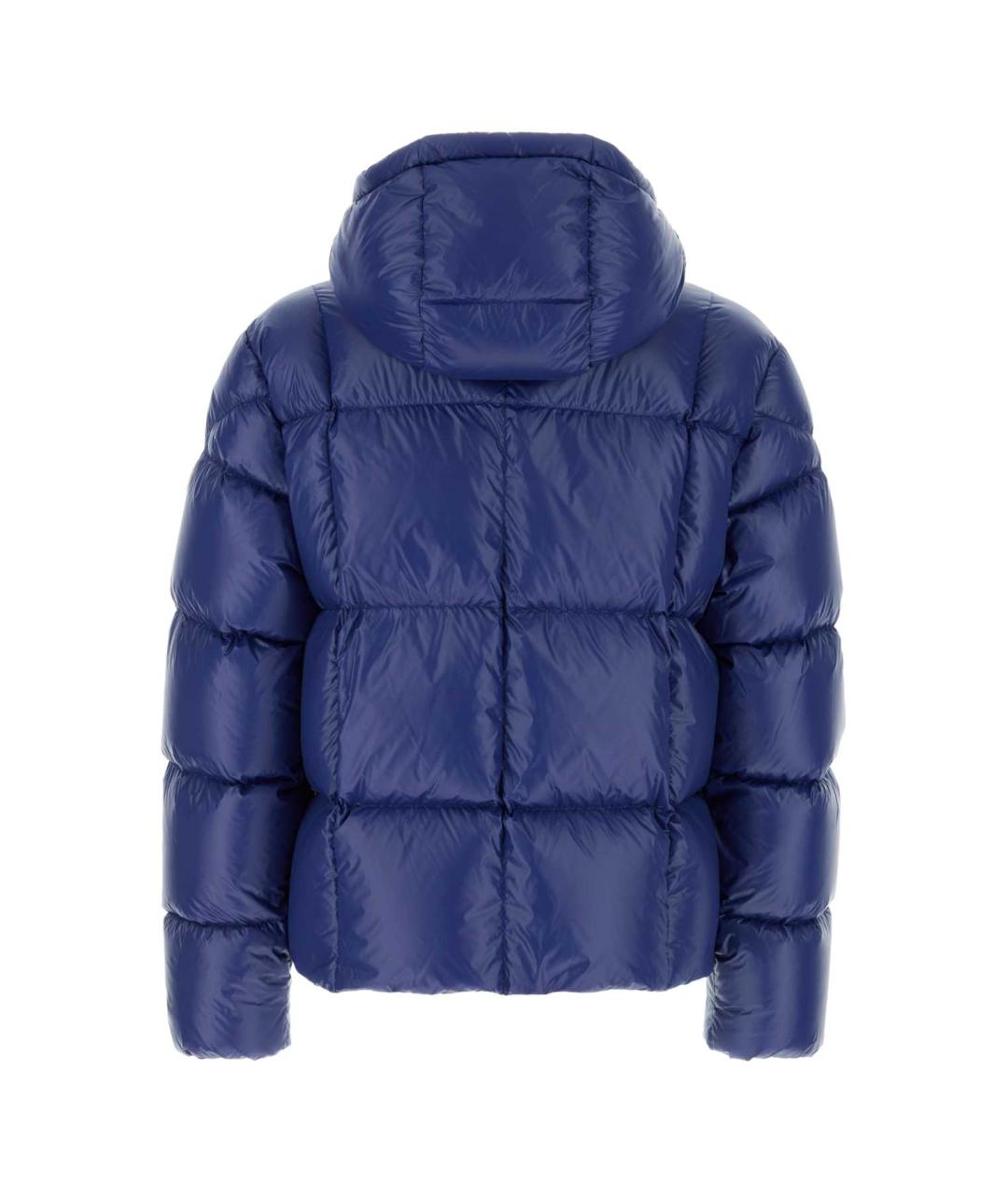 MONCLER Синий полиамидовый пуховик, фото 2